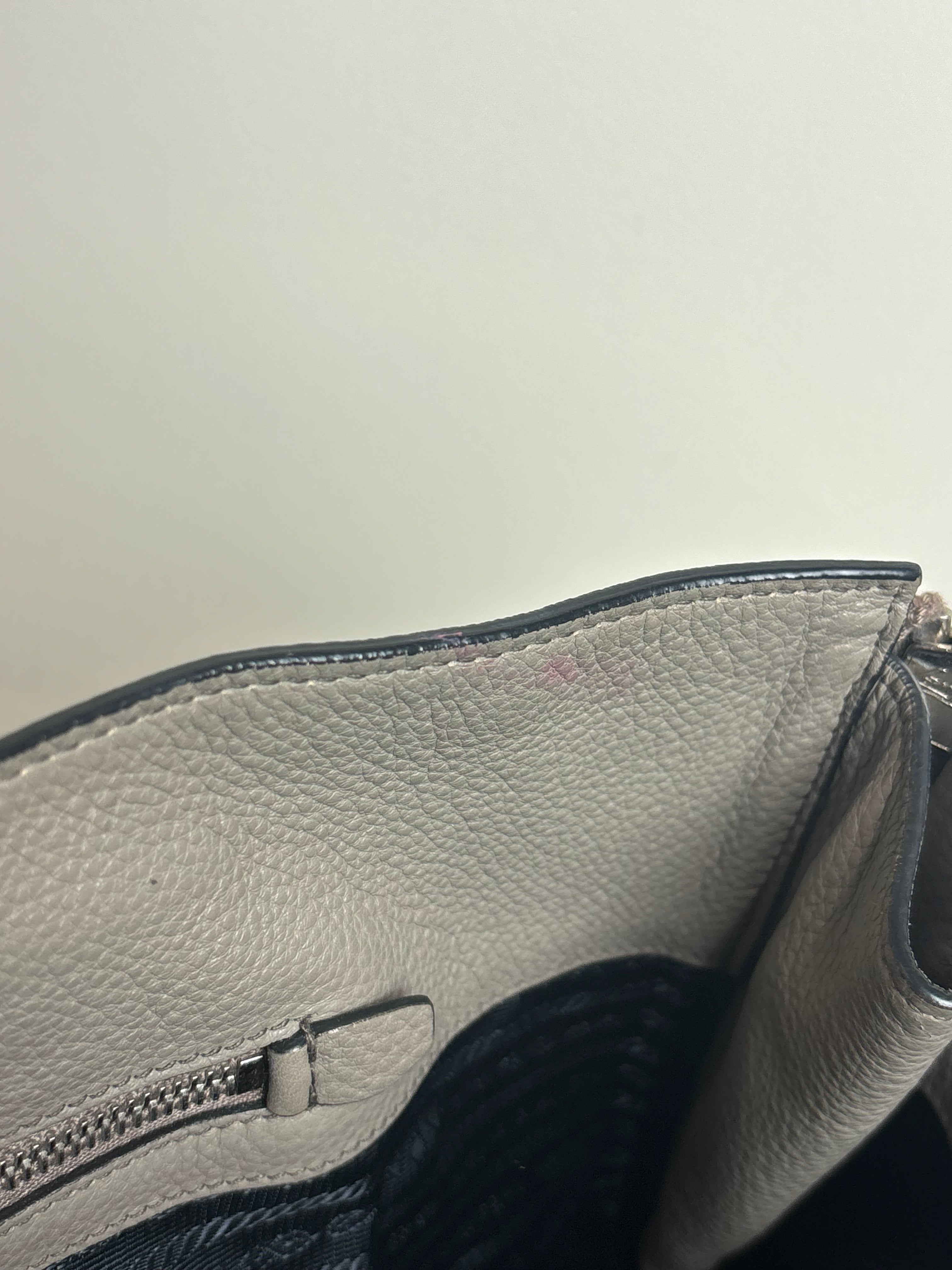 Prada Vitello Daino Zip Tote