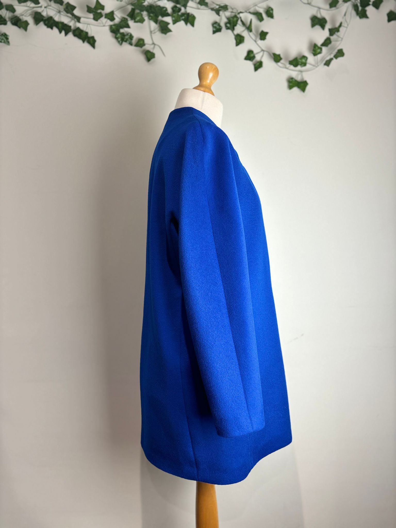 Jaeger London Wool Cobalt Longline Coat