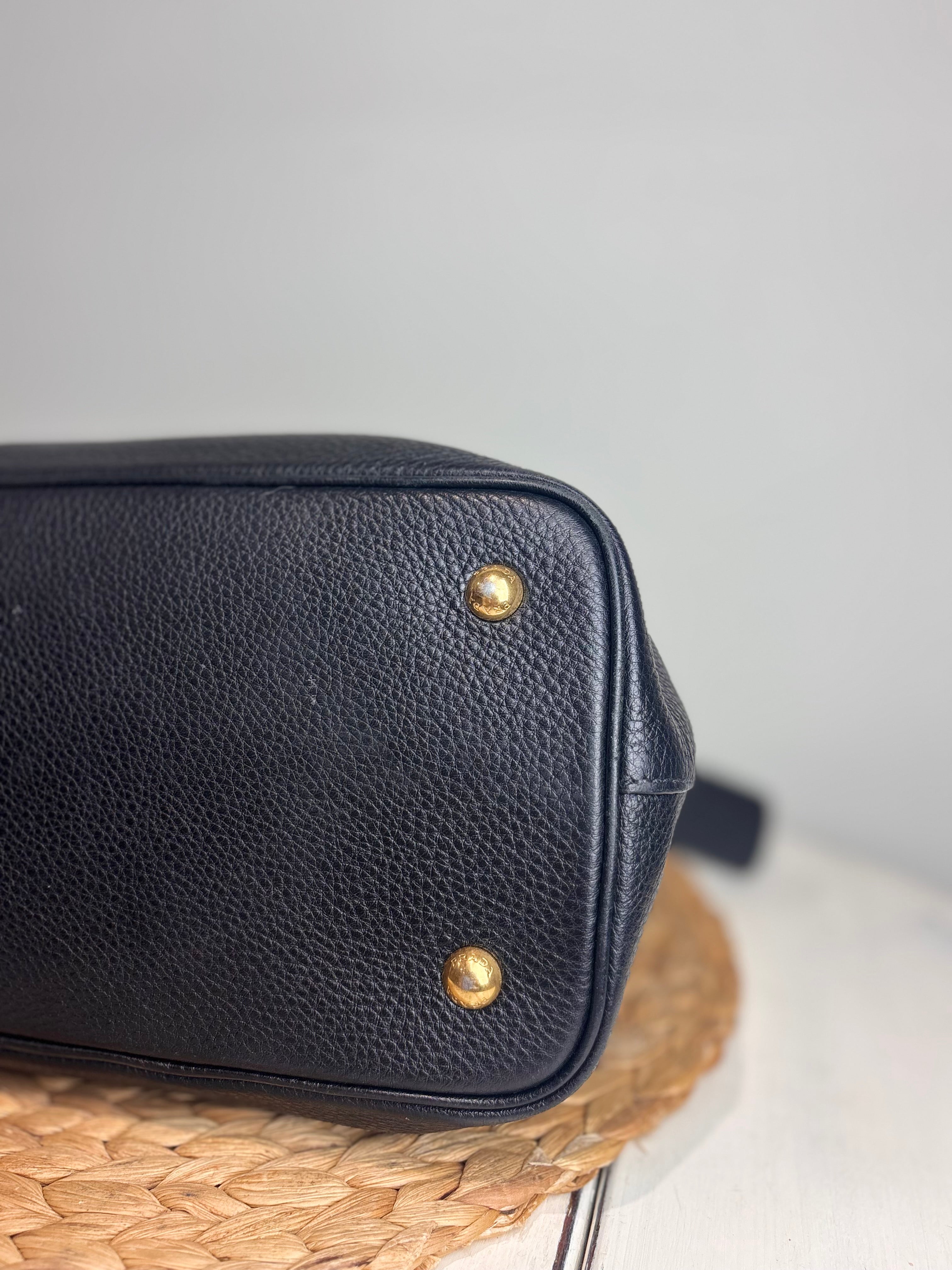 Prada Phenix Vitello Leather Two-Way Tote