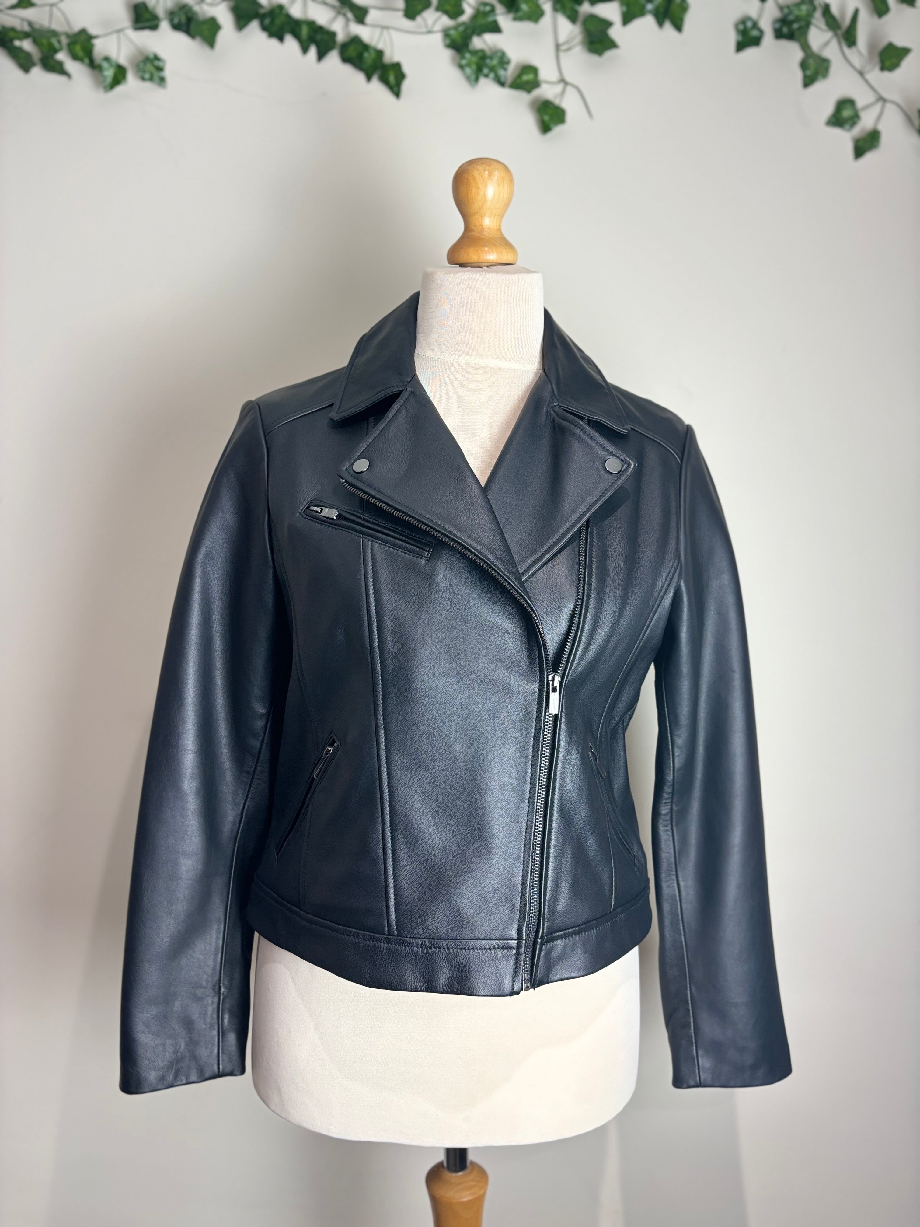 Hobbs Black Leather Jacket