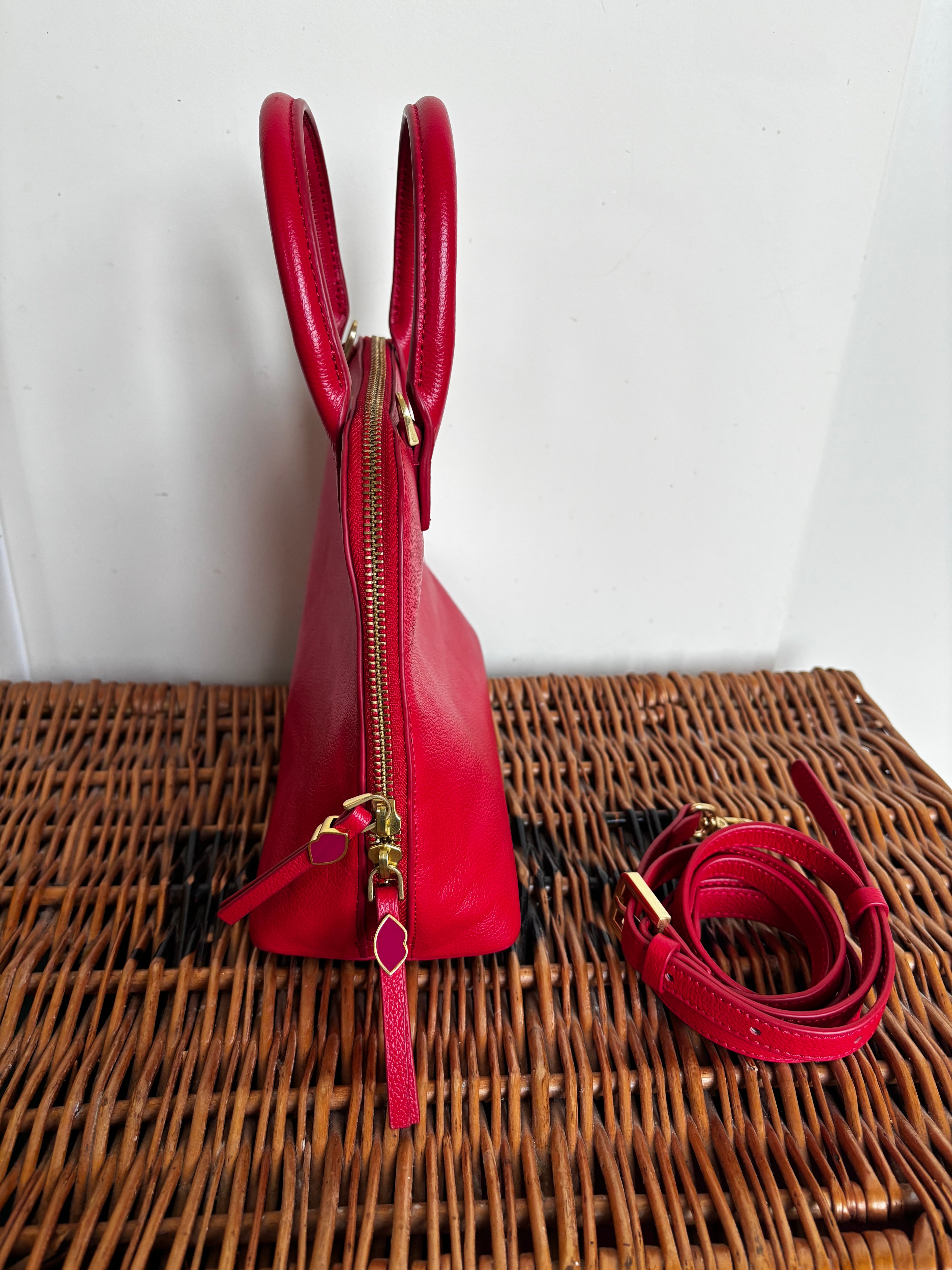 Lulu Guinness Red Handbag