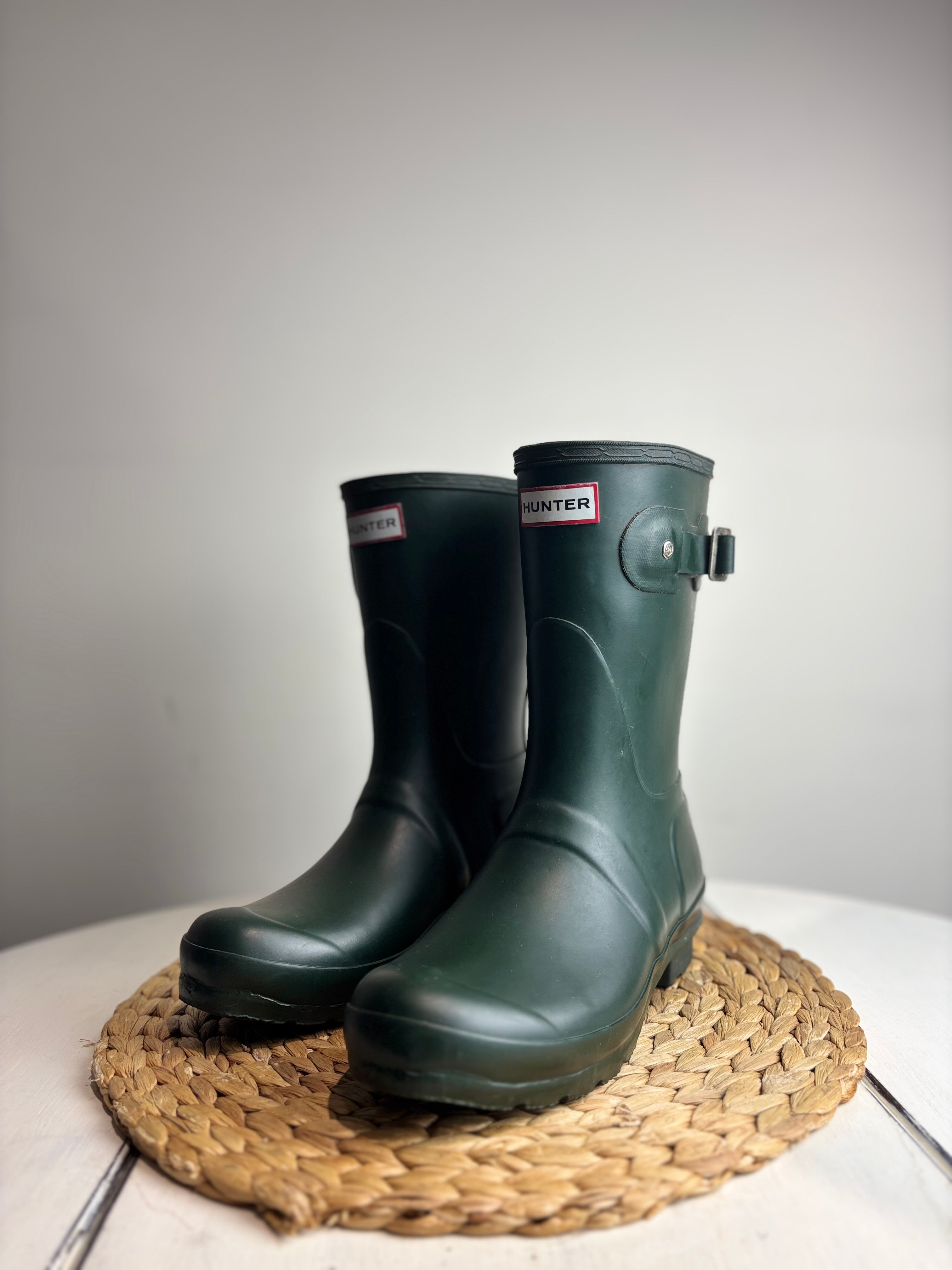 Hunter Green Short Wellies