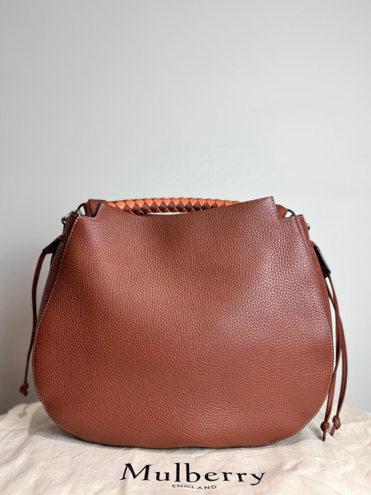 Mulberry Oak Iris Hobo Handbag