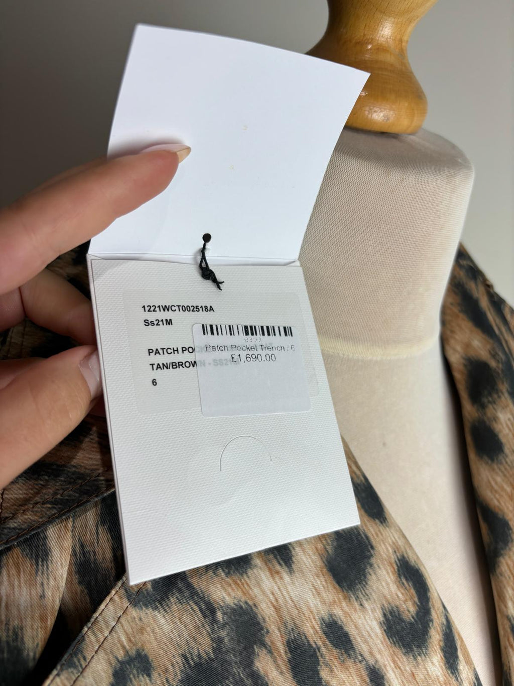 Victoria Beckham Patch Pocket Trench Coat