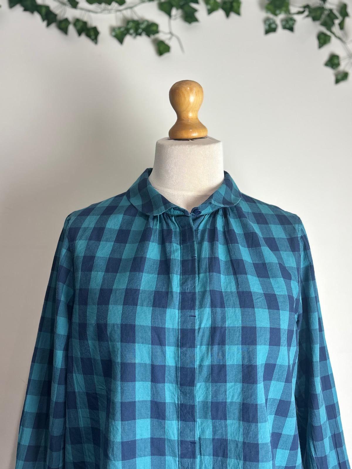 Toast Check Blouse