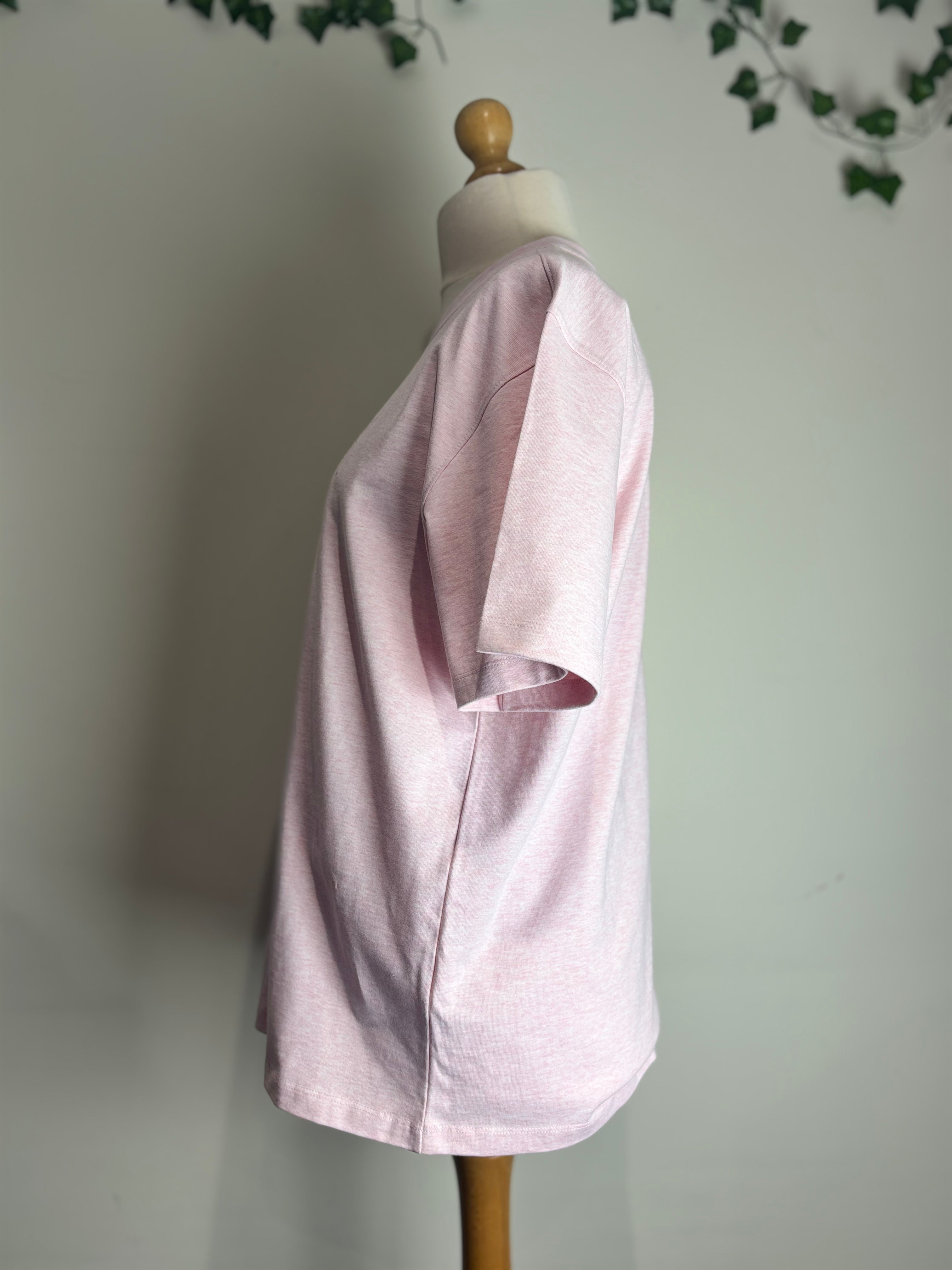 GANNI Baby Pink "Have a Nice Day!" Tee