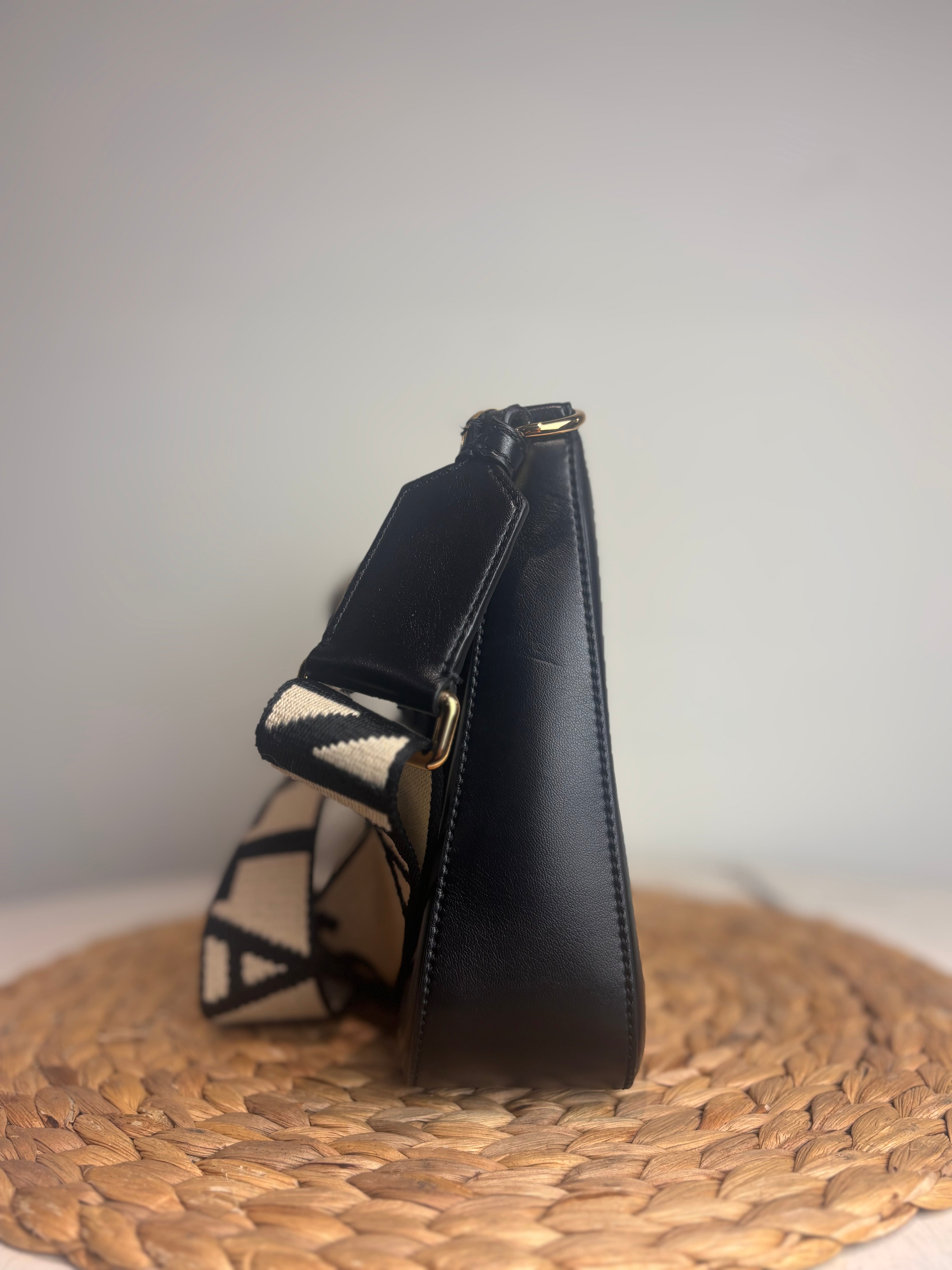 Stella McCartney Logo Small Leather Shoulder Bag (Alter Mat Vegan Leather)