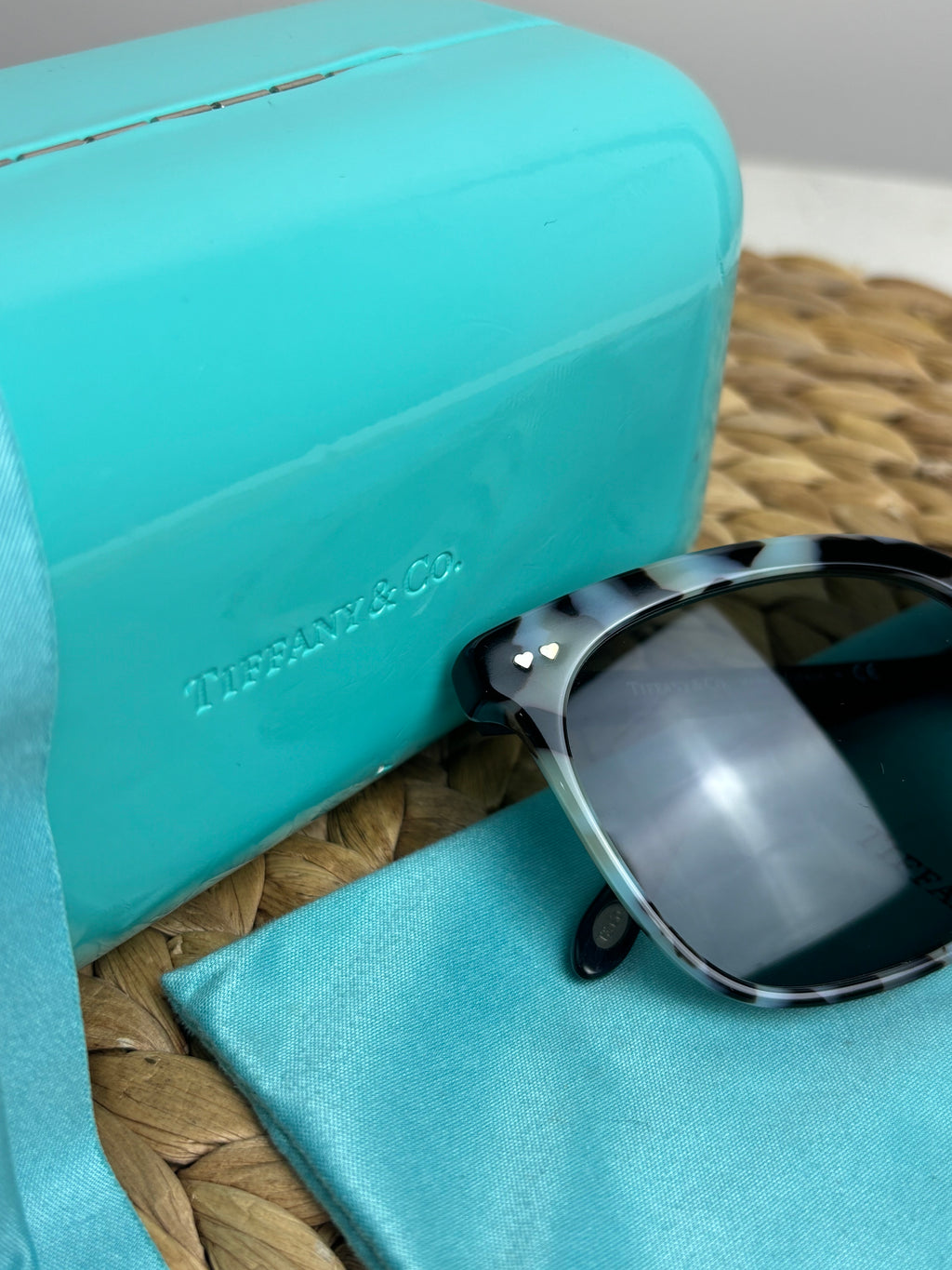 Tiffany & Co. Azure Tortoiseshell Sunglasses