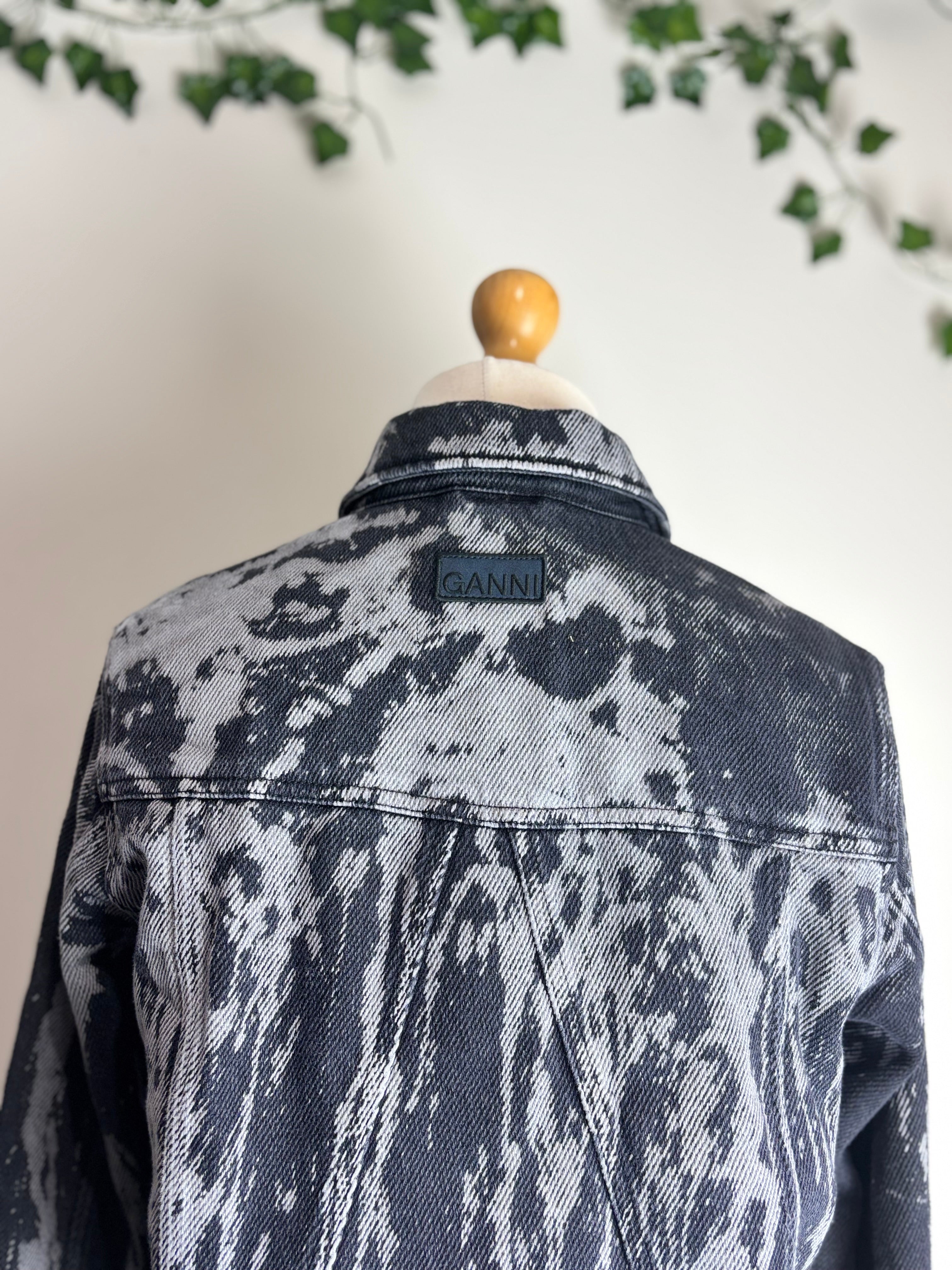 GANNI Heavy Denim Belted Jacket