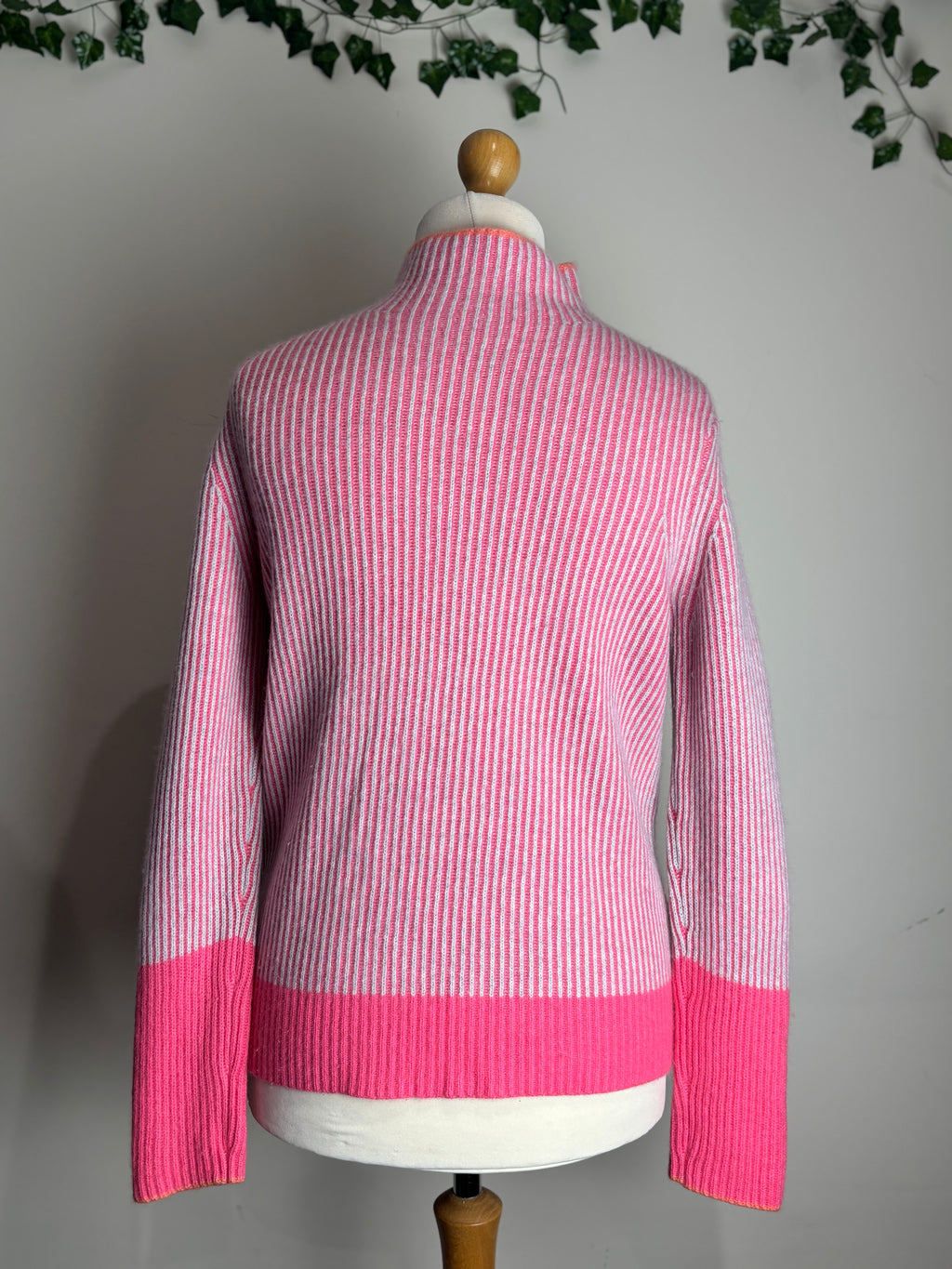 Kinross Pleated Coral Funnel Knit
