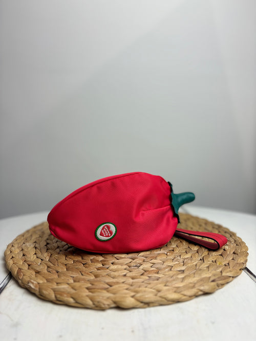 Anya Hindmarsh Pepper Leather-Trimmed Nylon Pouch