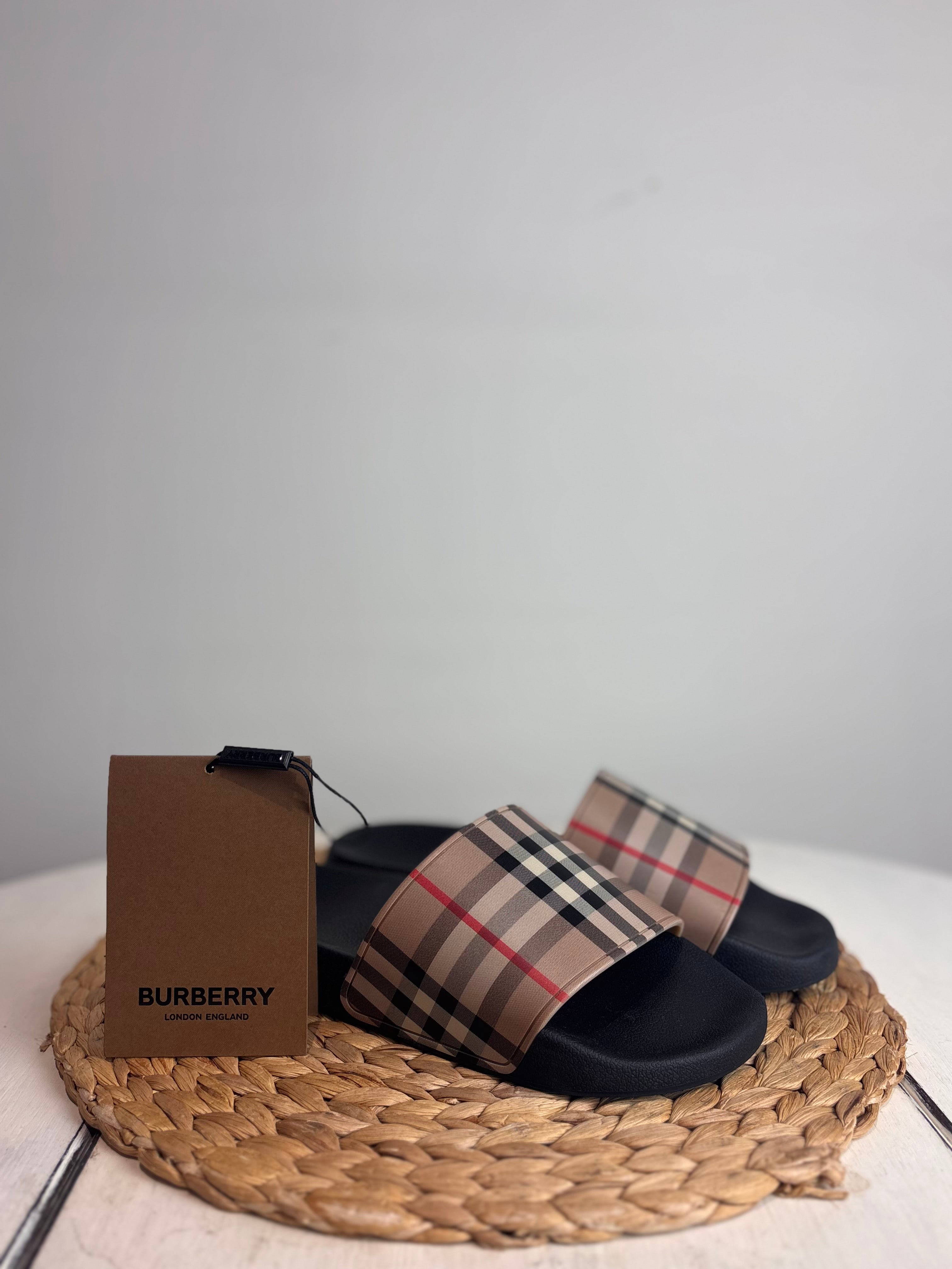 Burberry Vintage Check Furley Sliders