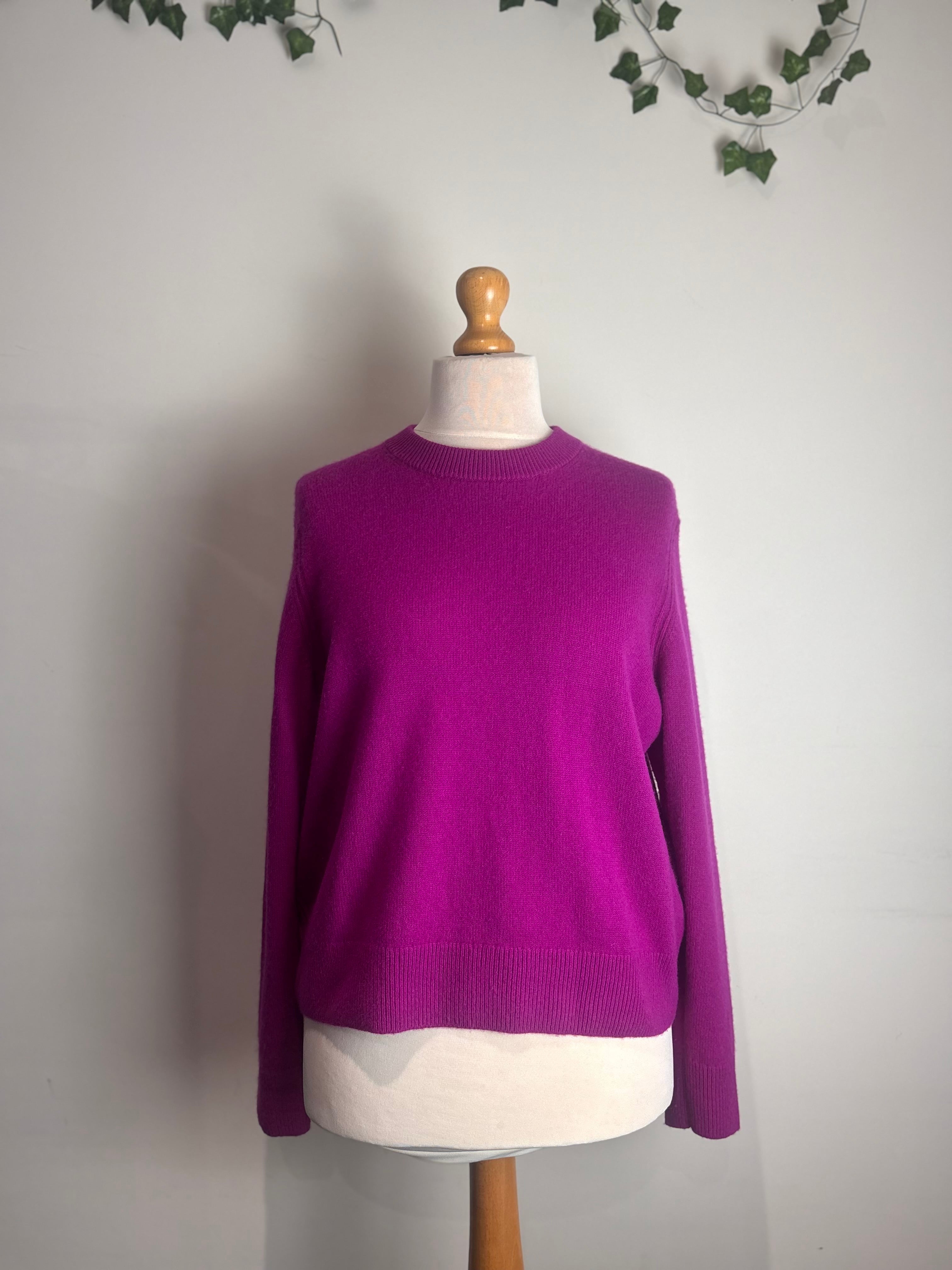 COS Fuchsia Cashmere Jumper