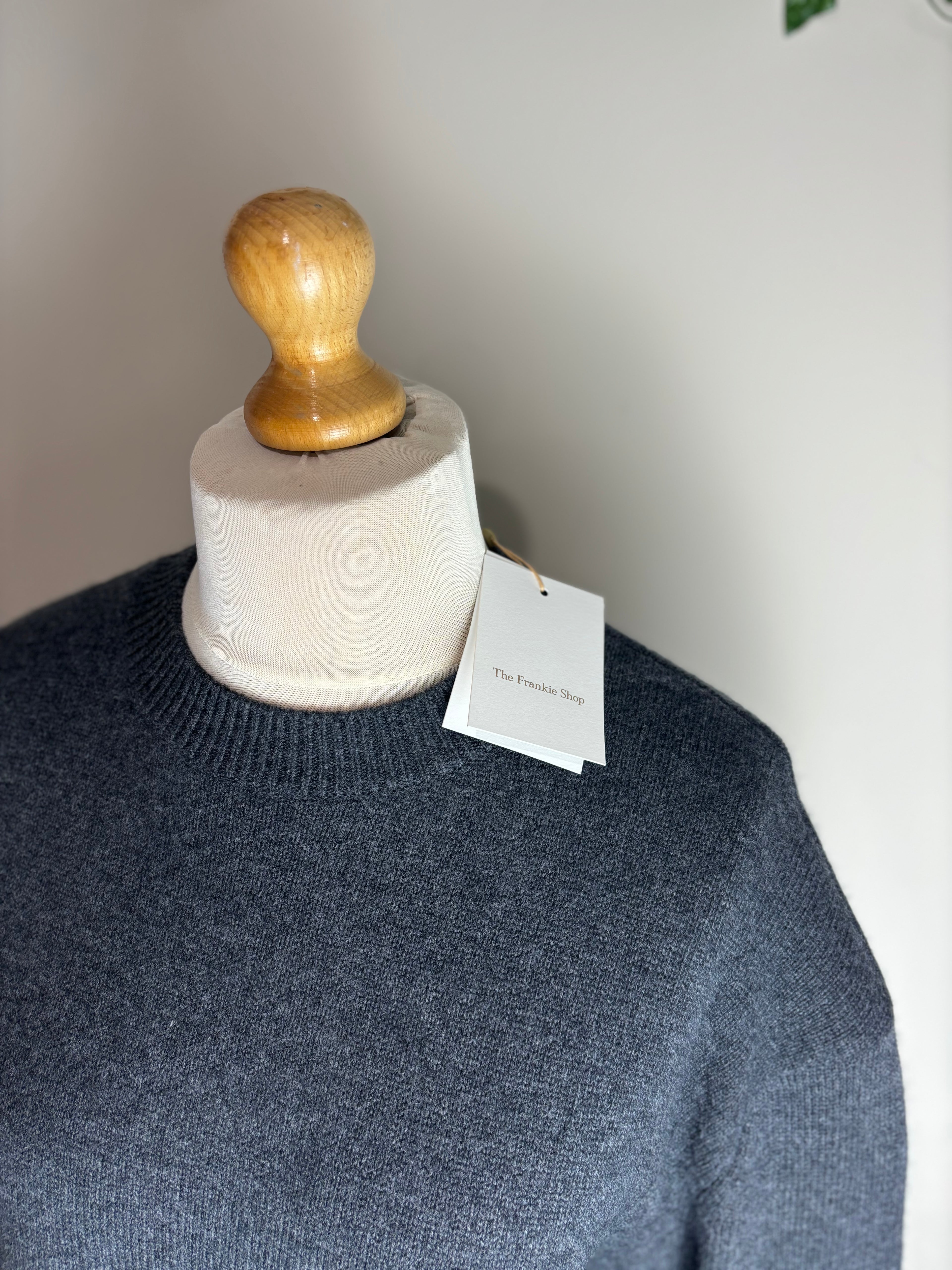 The Frankie Shop Rafaela Padded Knit Sweater