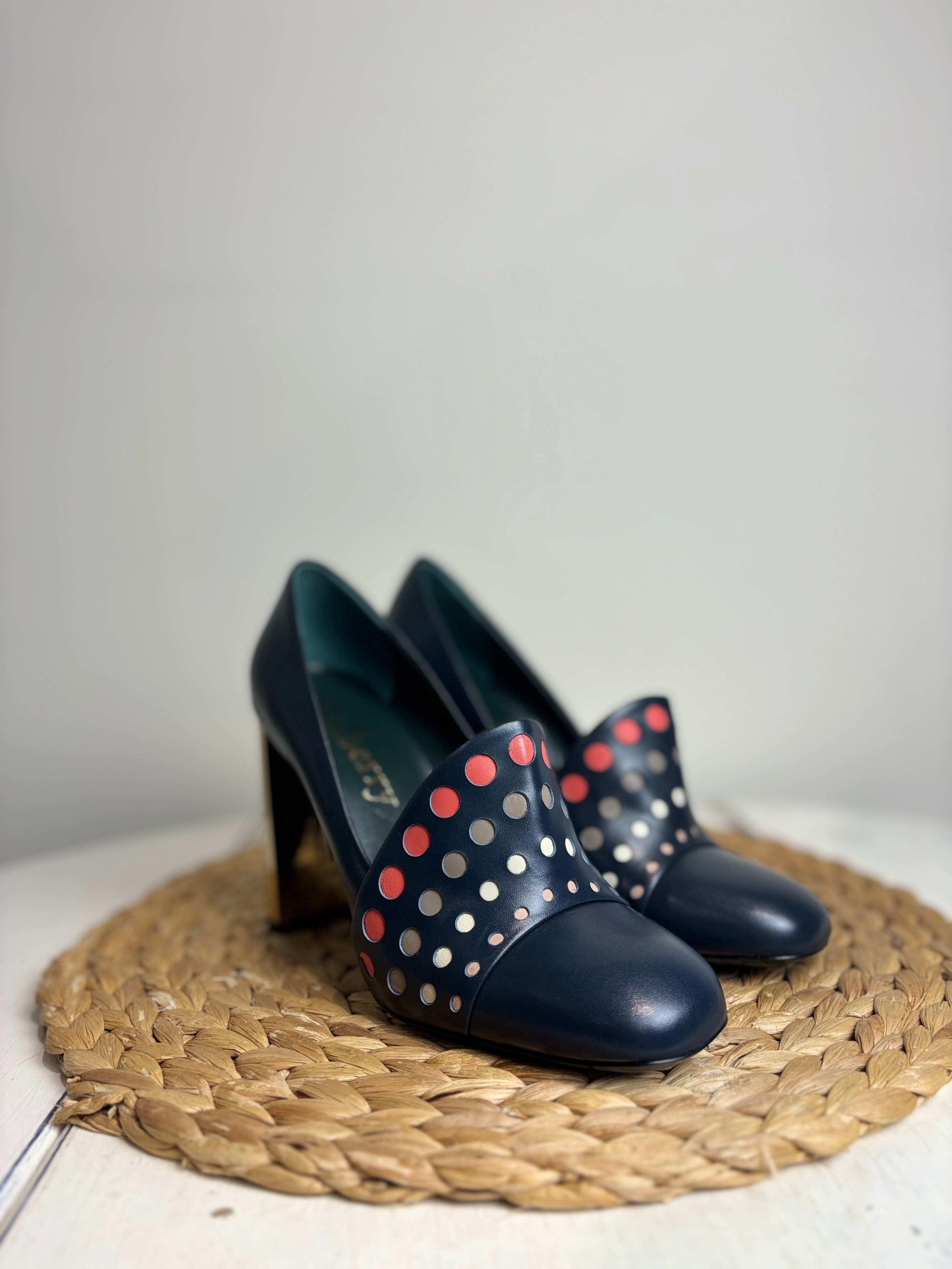 Mulberry Opera Polka Heels