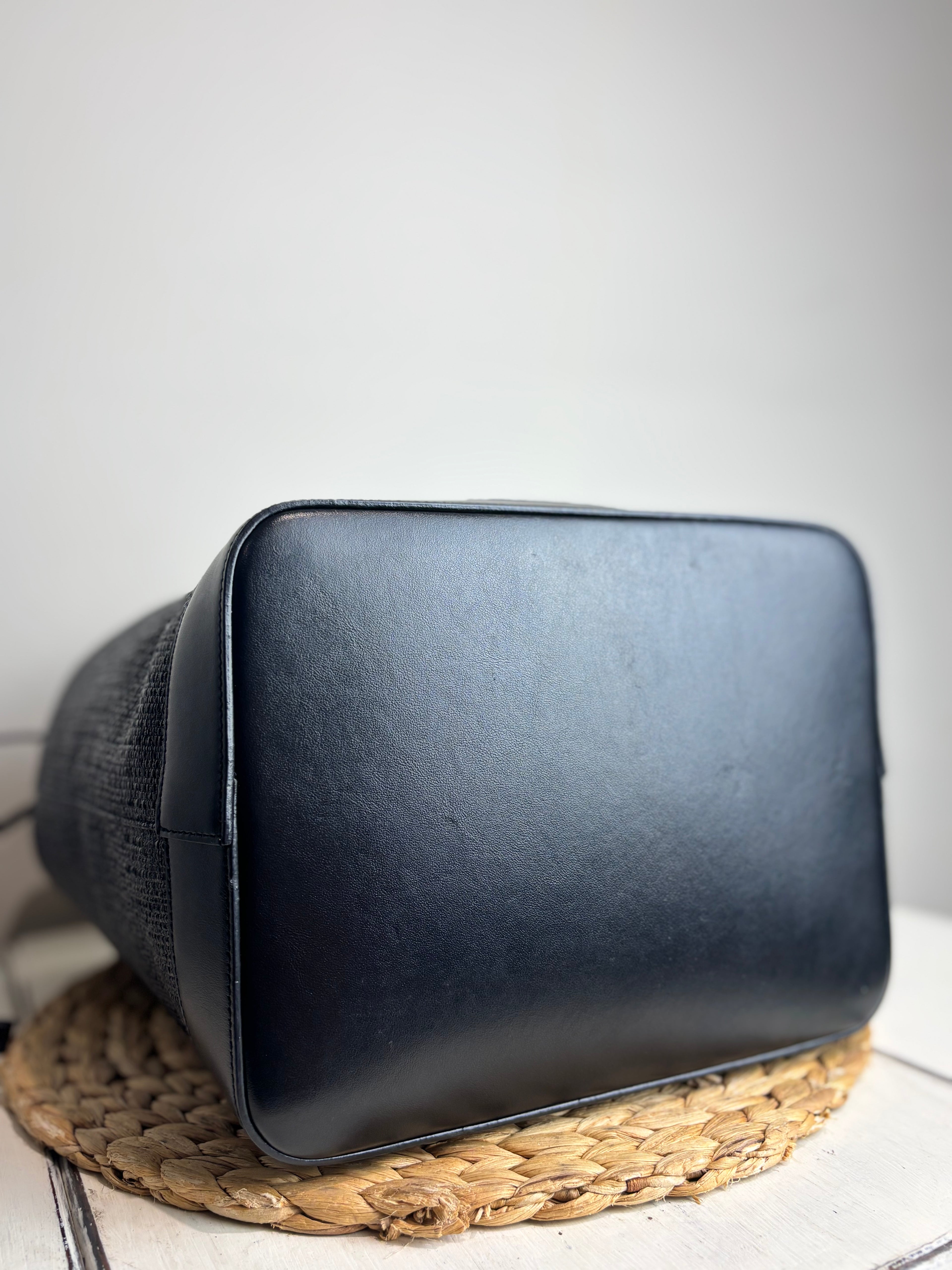 Yves Saint Laurent Teddy Drawstring Shopping Tote