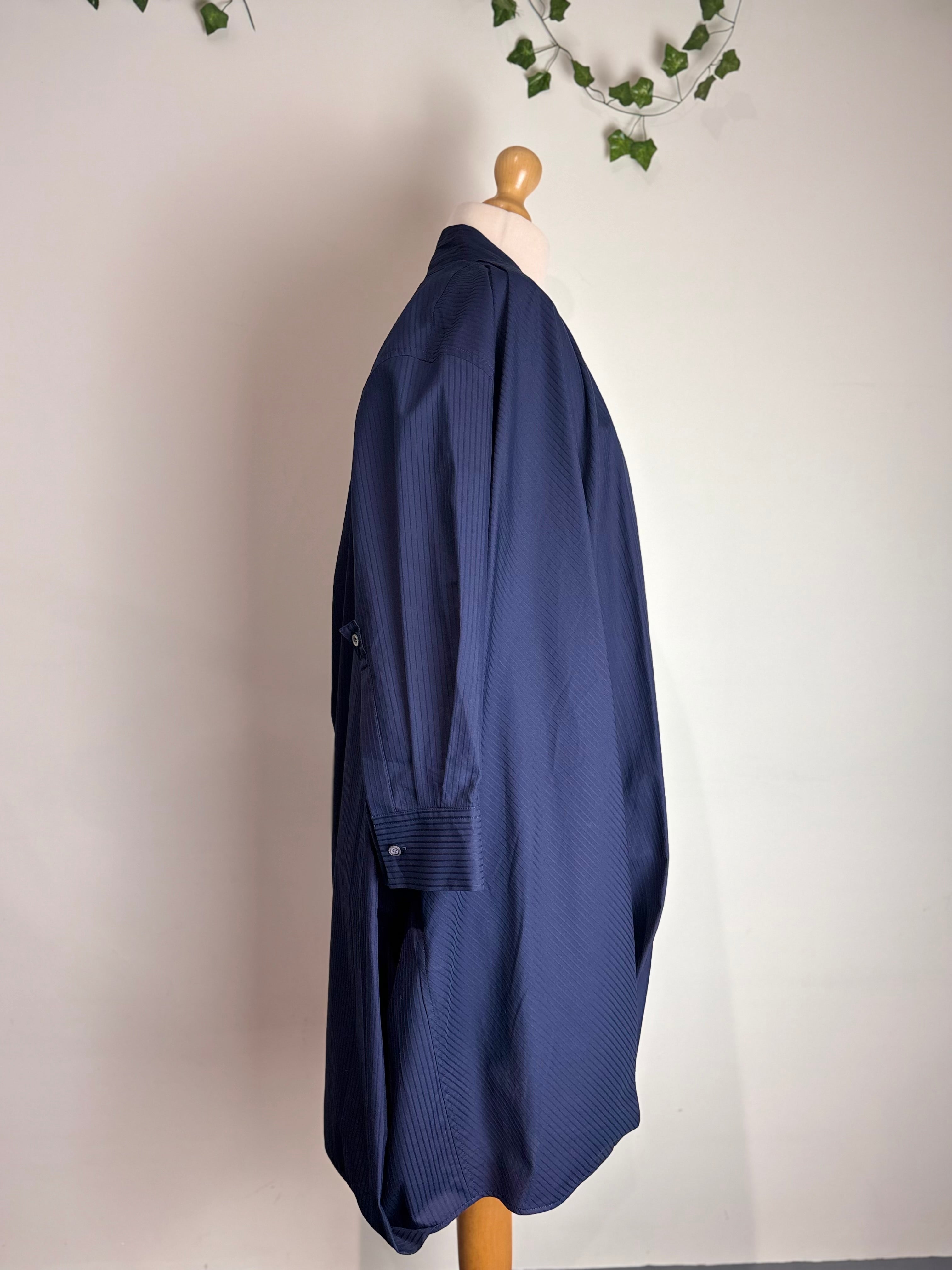 LOEWE Draped Navy Dress