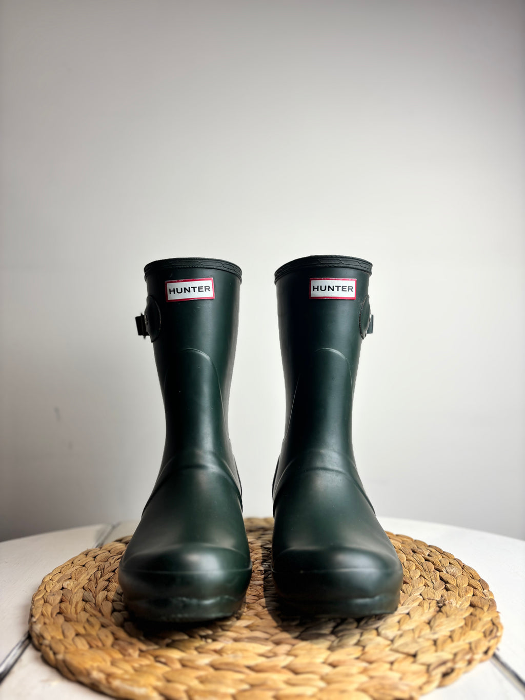 Hunter Green Short Wellies