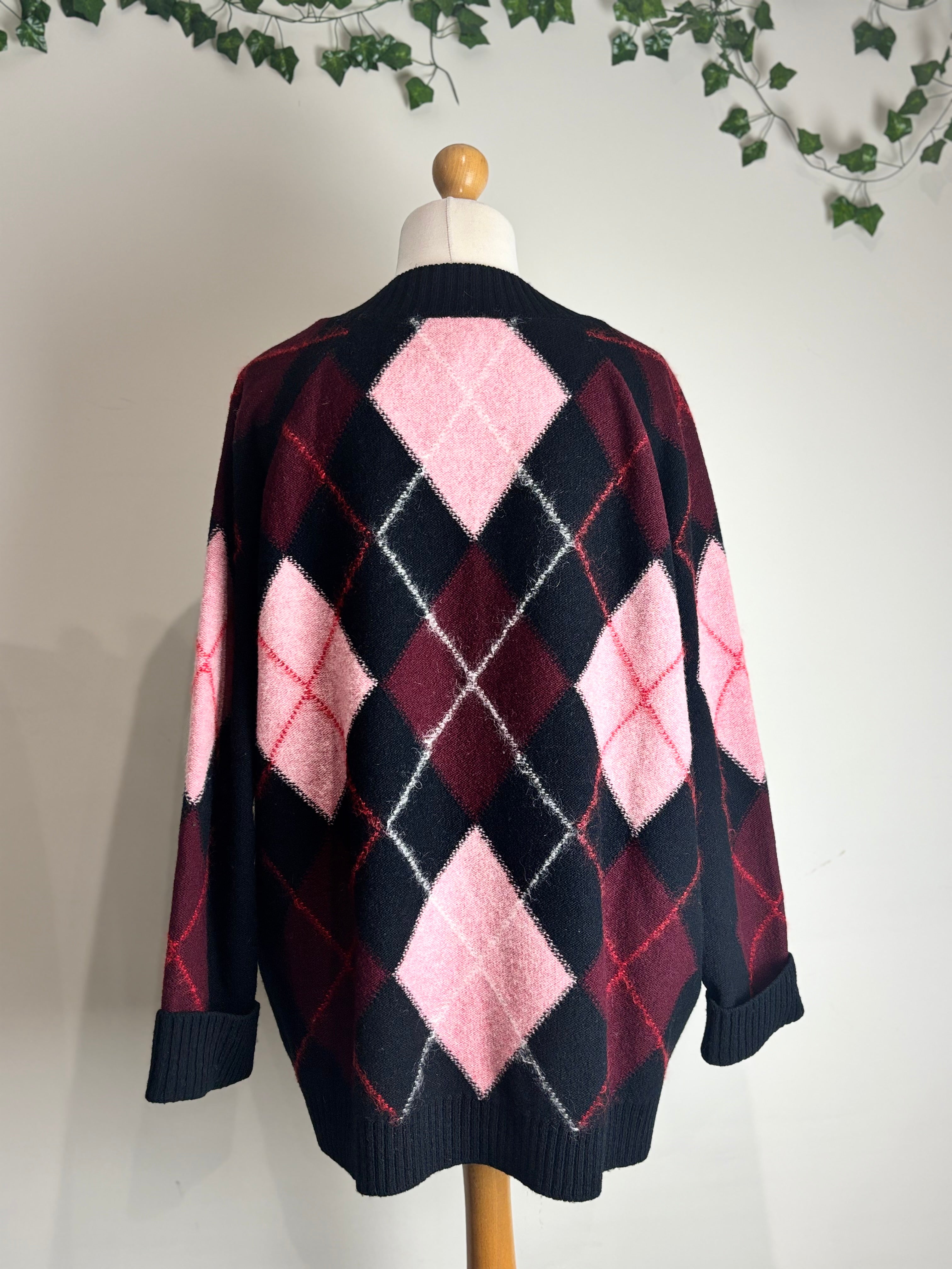 Molly Goddard Argyle Lambswool & Mohair Cardigan