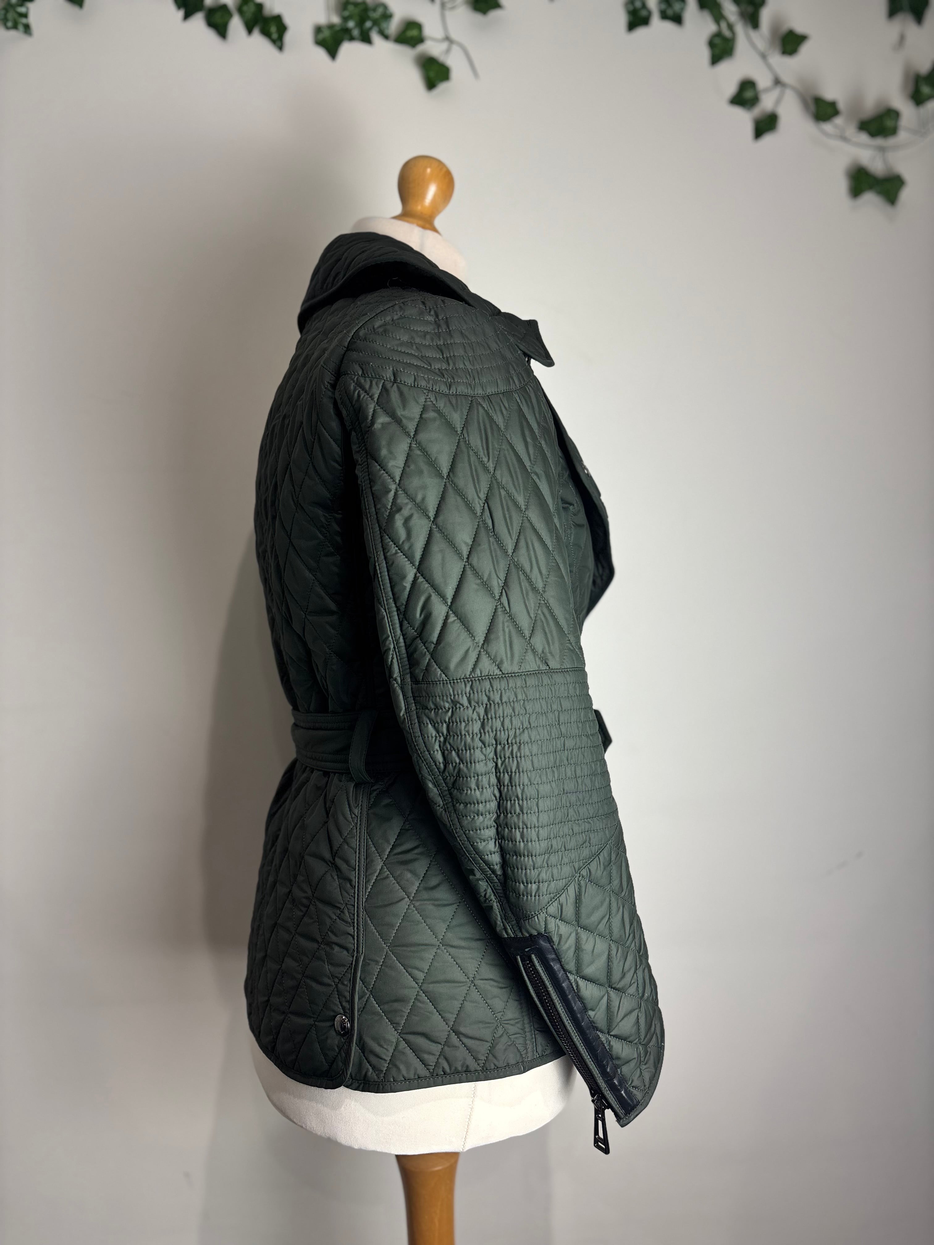 Belstaff Olive Green Quilted Jacket