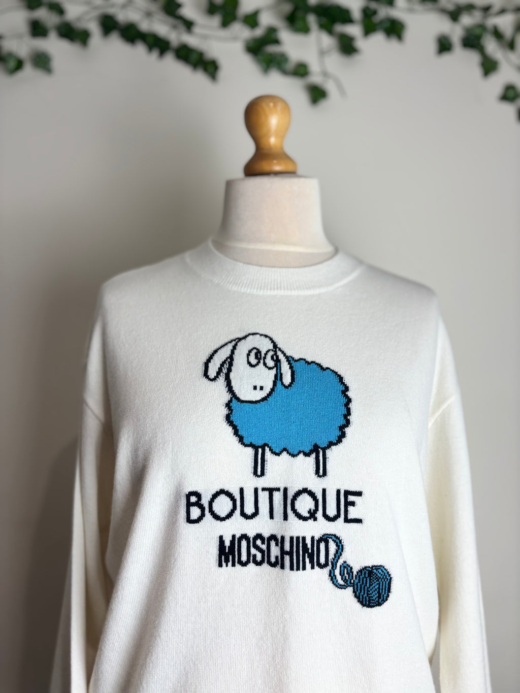 Boutique Moschino Sheep Intarsia-Knitted Jumper
