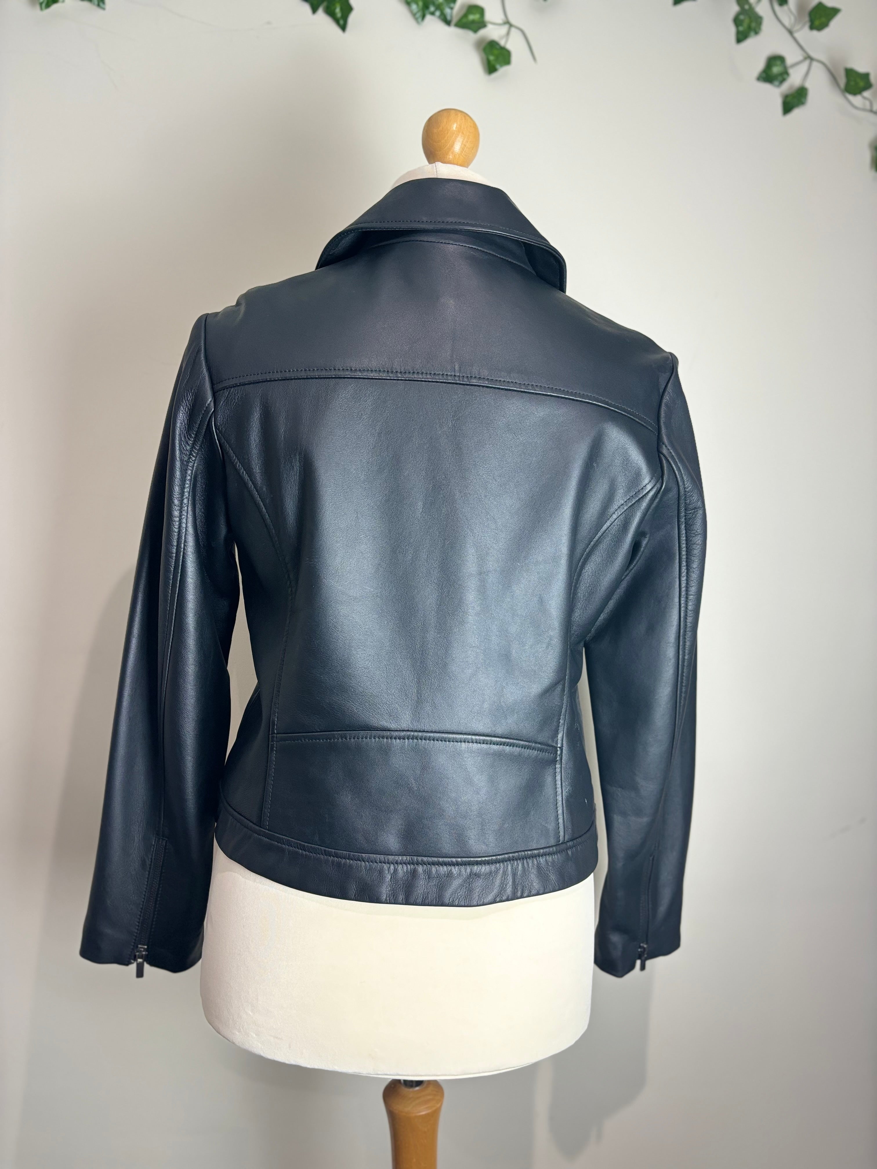Hobbs Black Leather Jacket