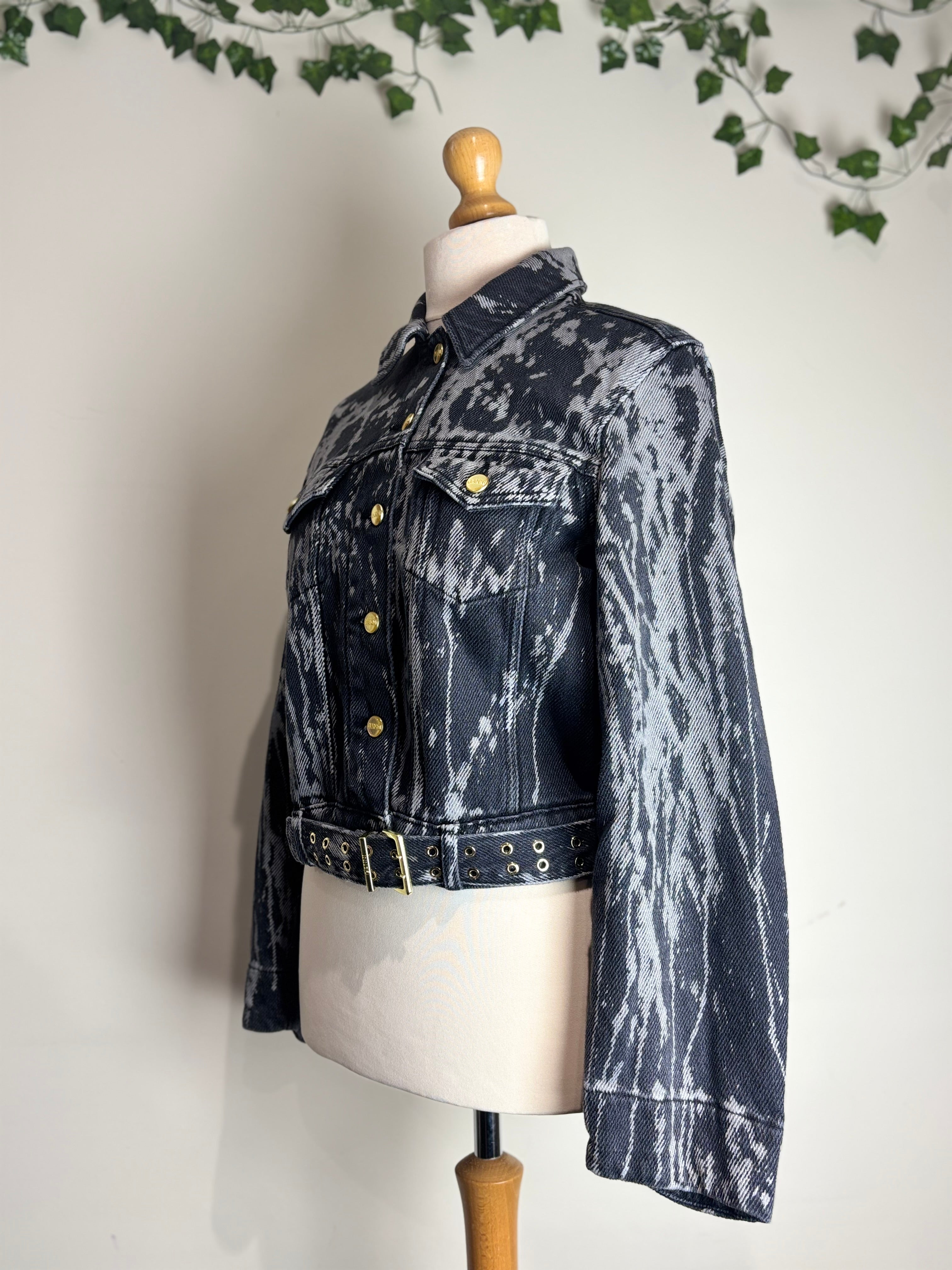 GANNI Heavy Denim Belted Jacket