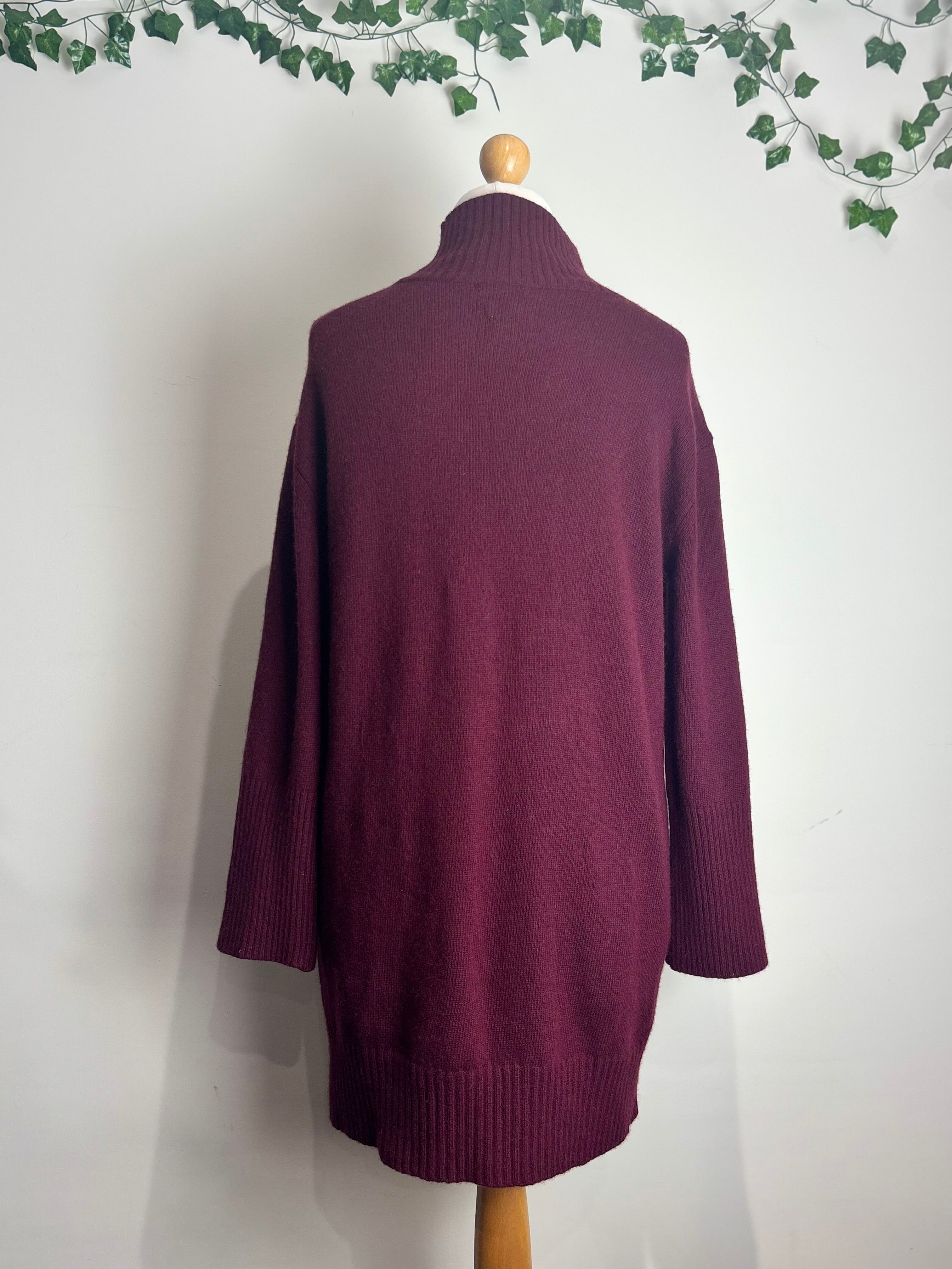 Massimo Dutti 1985 Intarsia Wool Dress