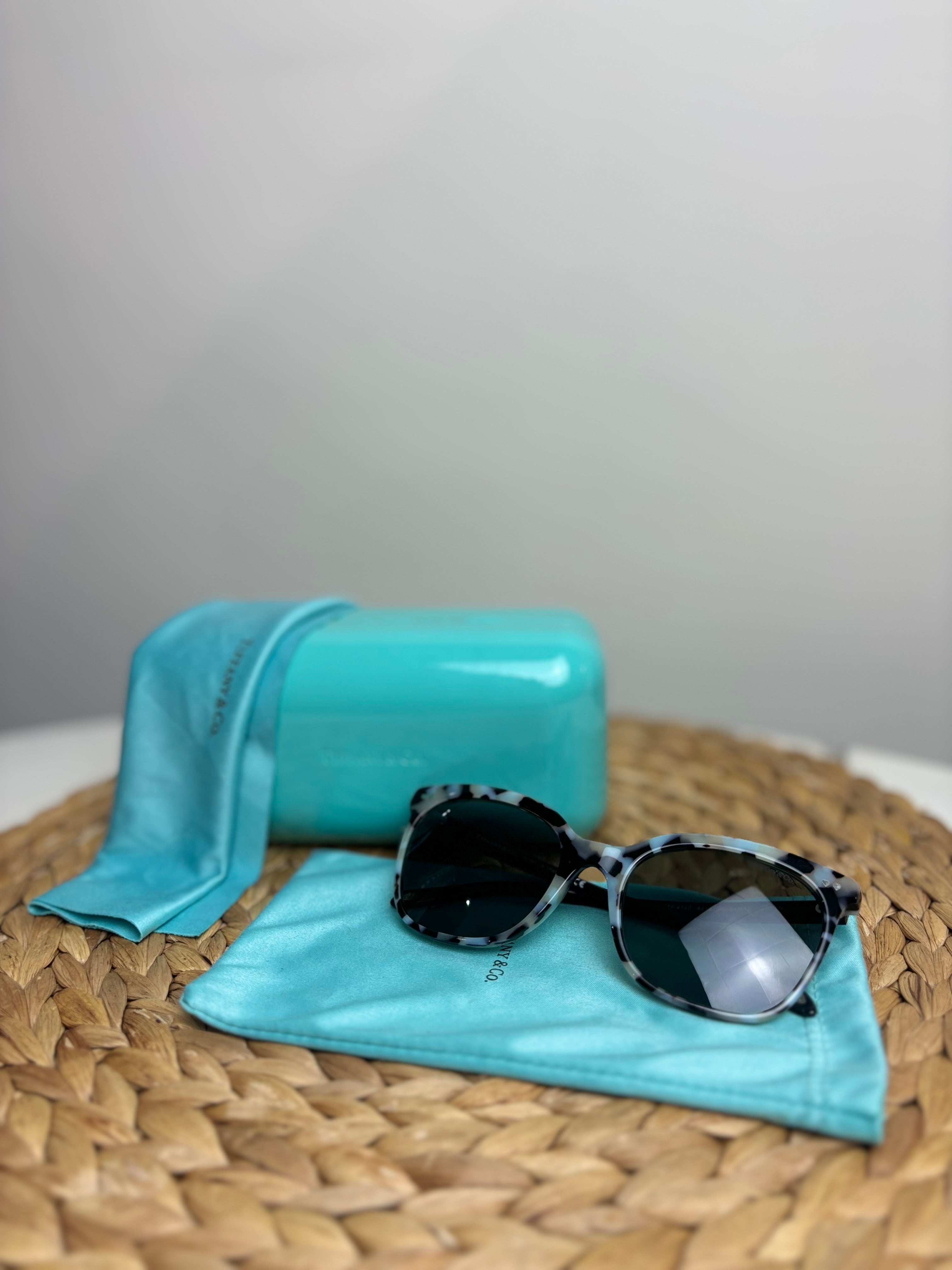 Tiffany & Co. Azure Tortoiseshell Sunglasses