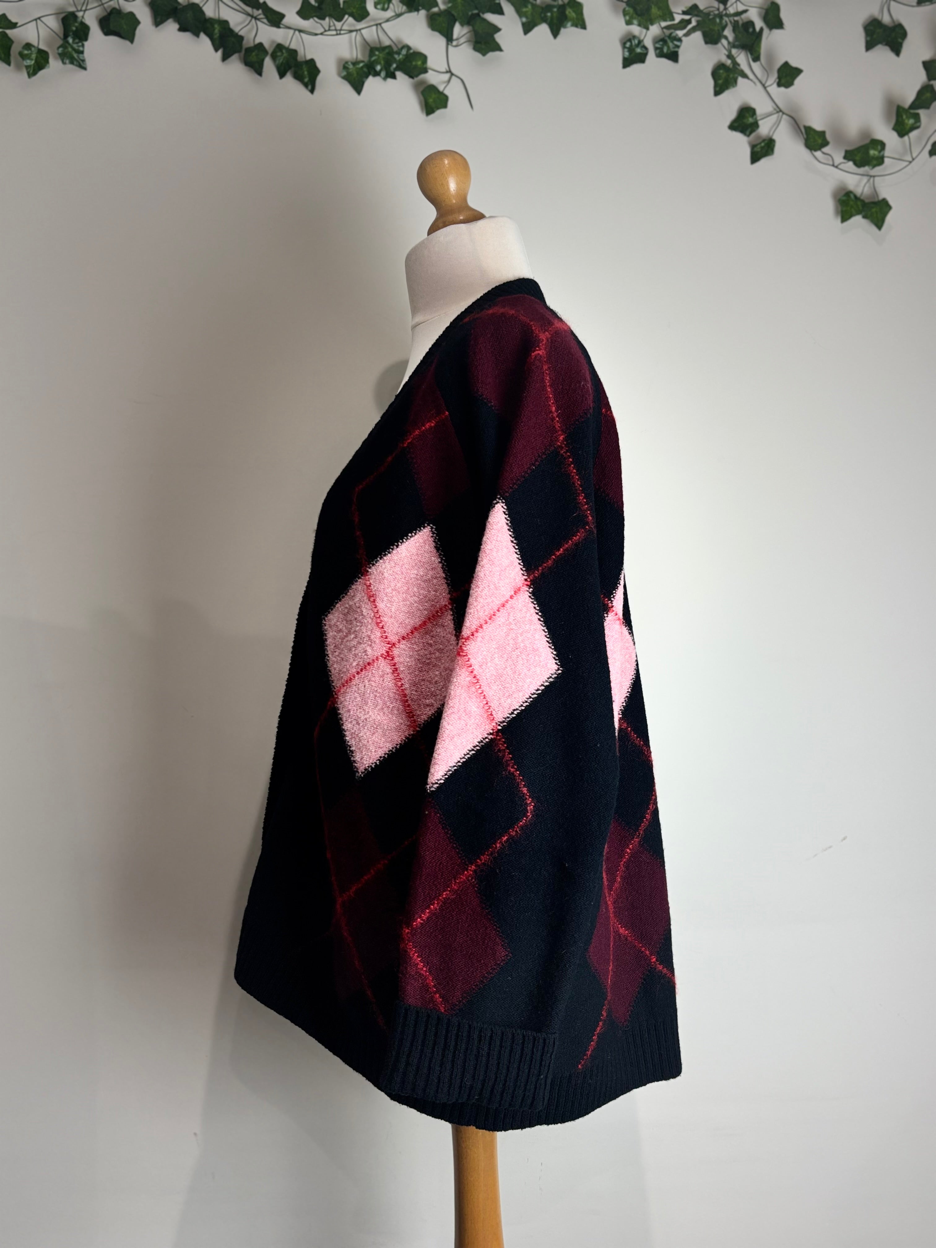 Molly Goddard Argyle Lambswool & Mohair Cardigan