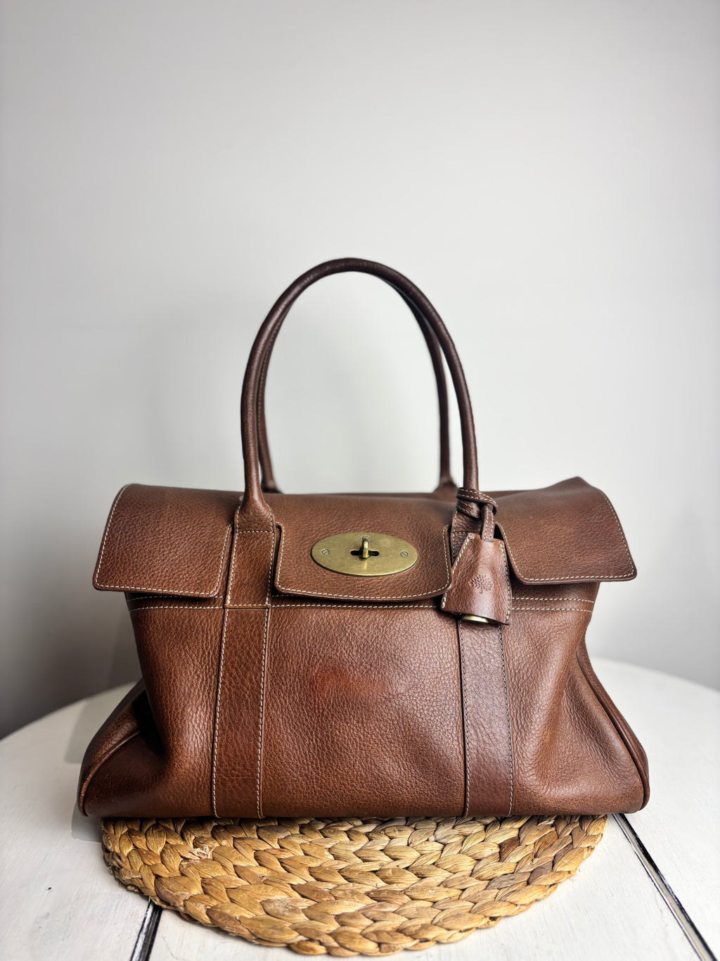 Mulberry Classic Heritage Bayswater in Oak Natural Leather