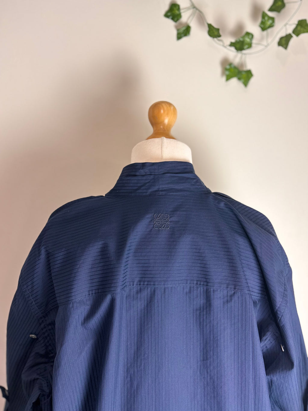 LOEWE Draped Navy Dress
