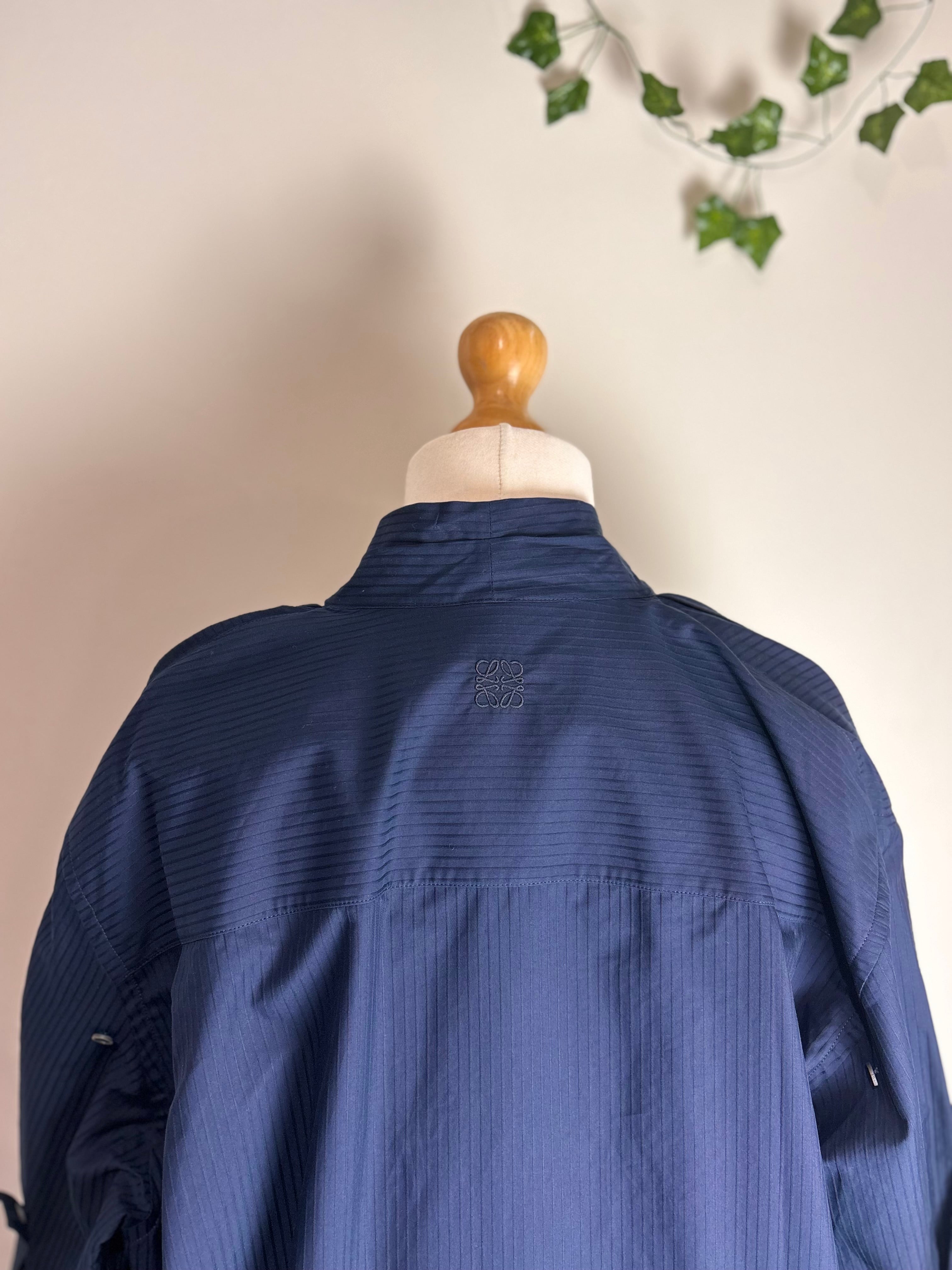 LOEWE Draped Navy Dress