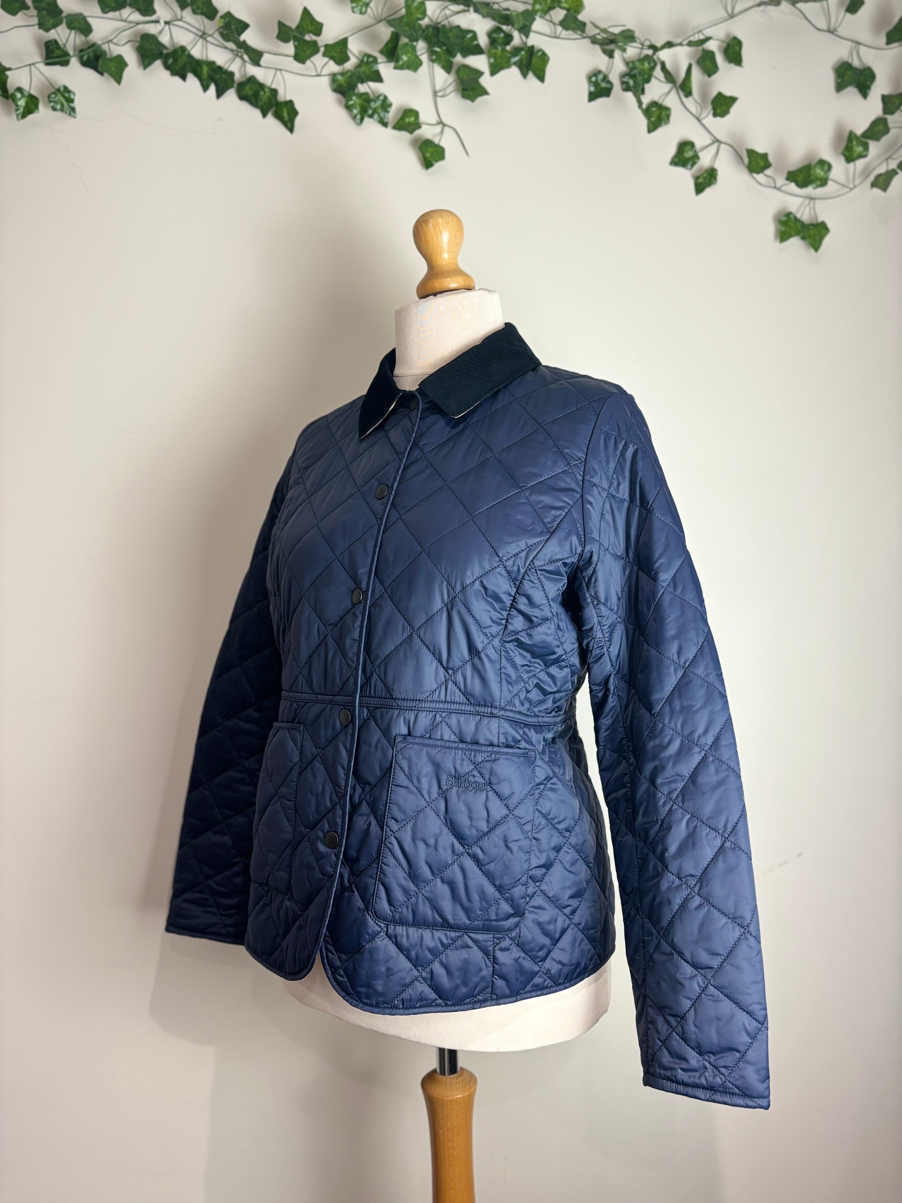 Barbour Navy Quilted Jacket