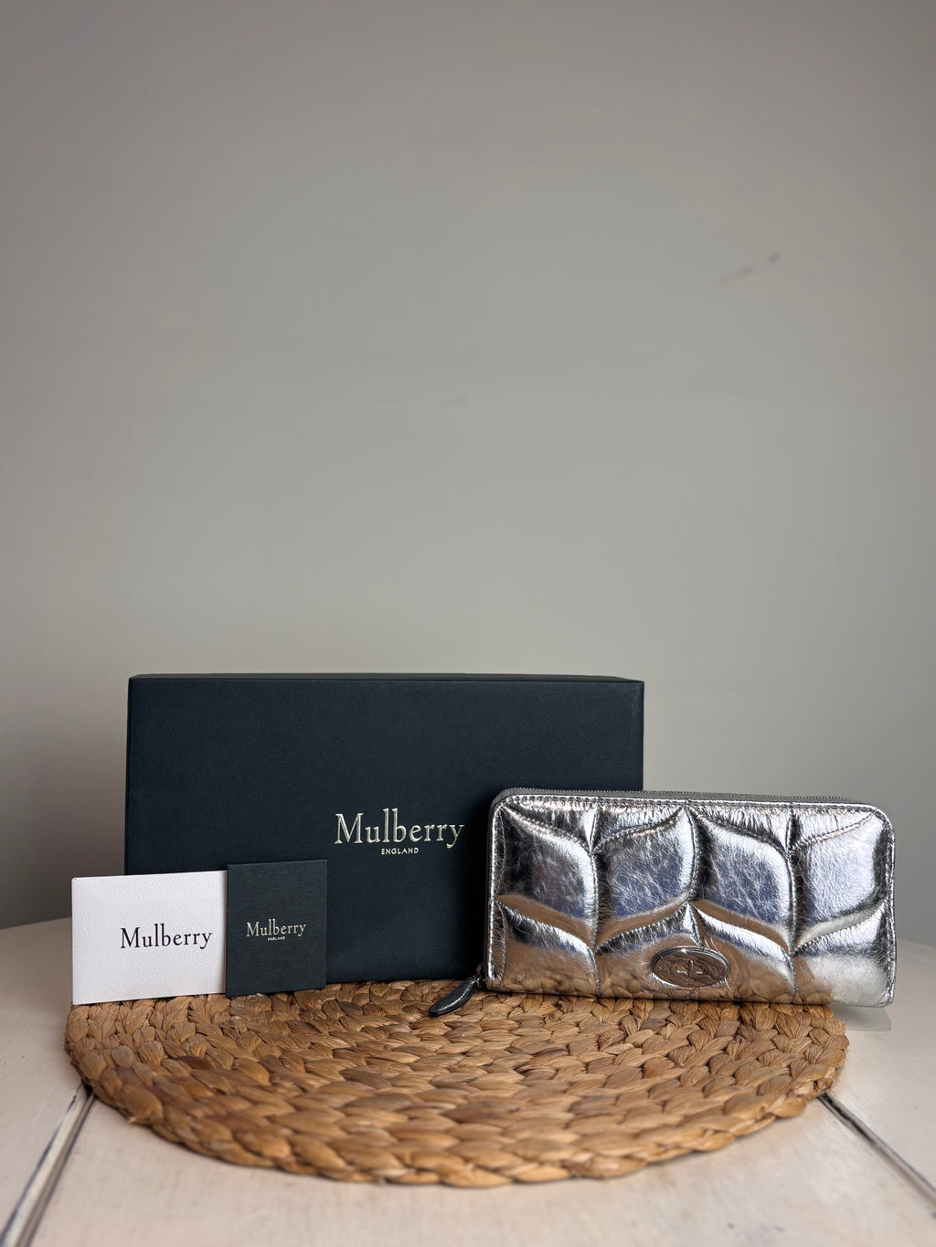 Mulberry Silver Softie Purse