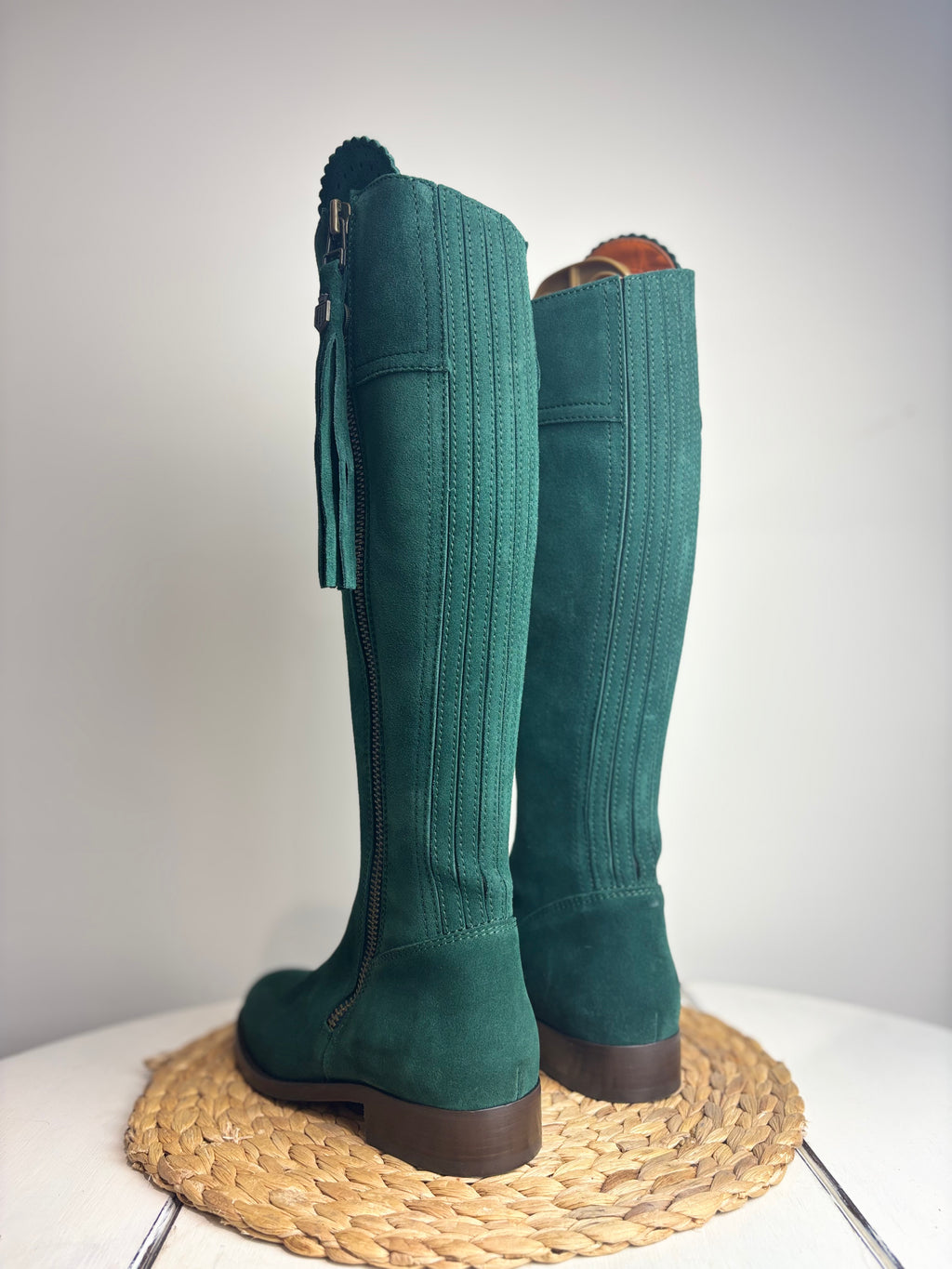 Fairfax & Favor Emerald Regina Suede Boots