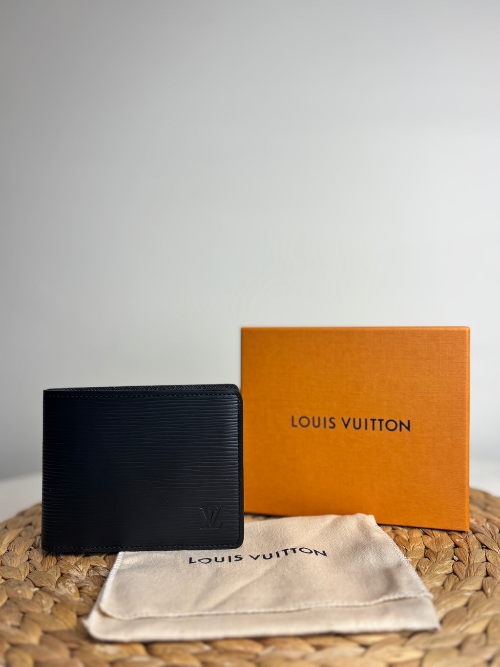 Louis Vuitton Multiple Wallet in Black Epi Leather