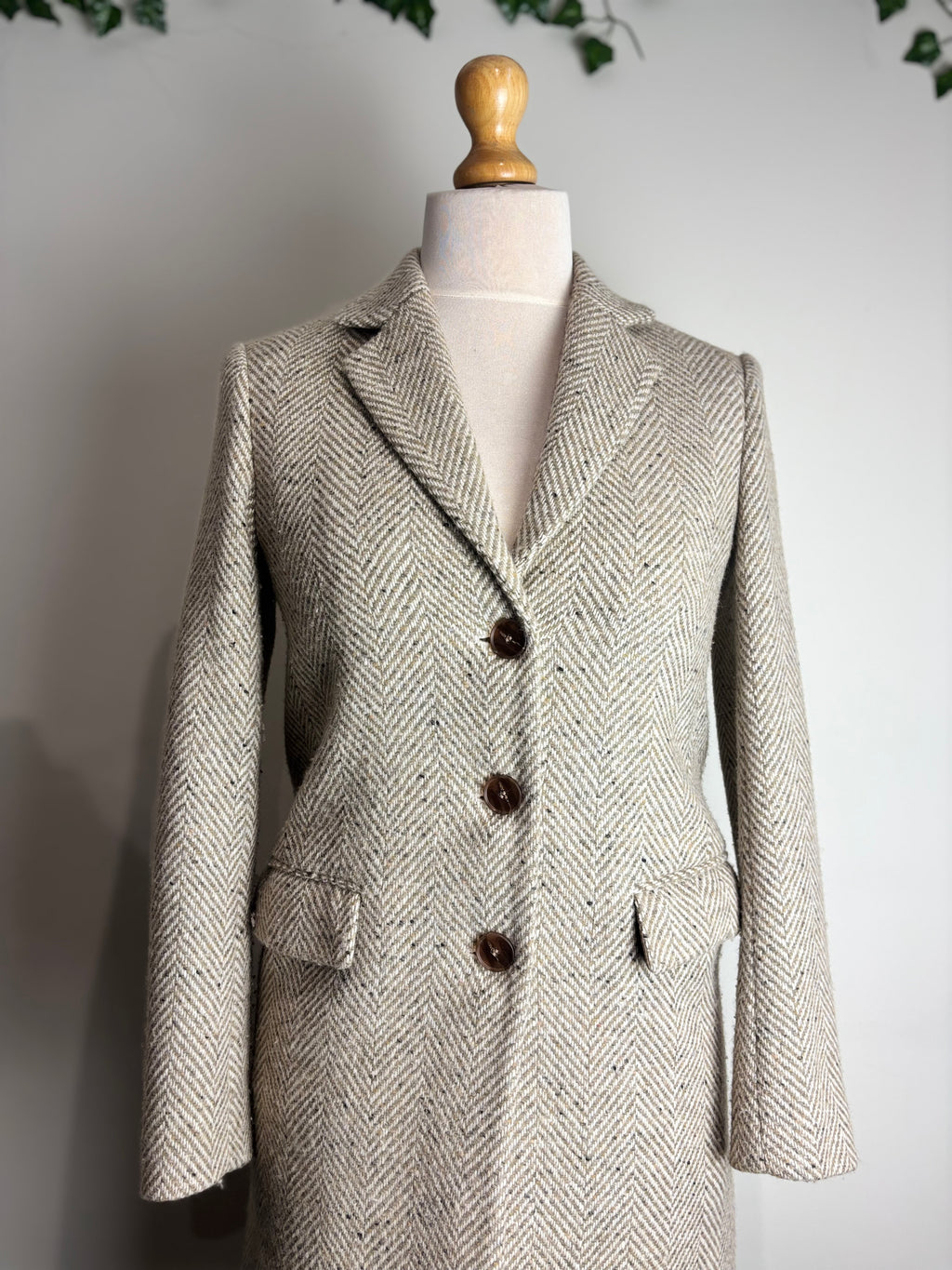 Jigsaw Herringbone Coat