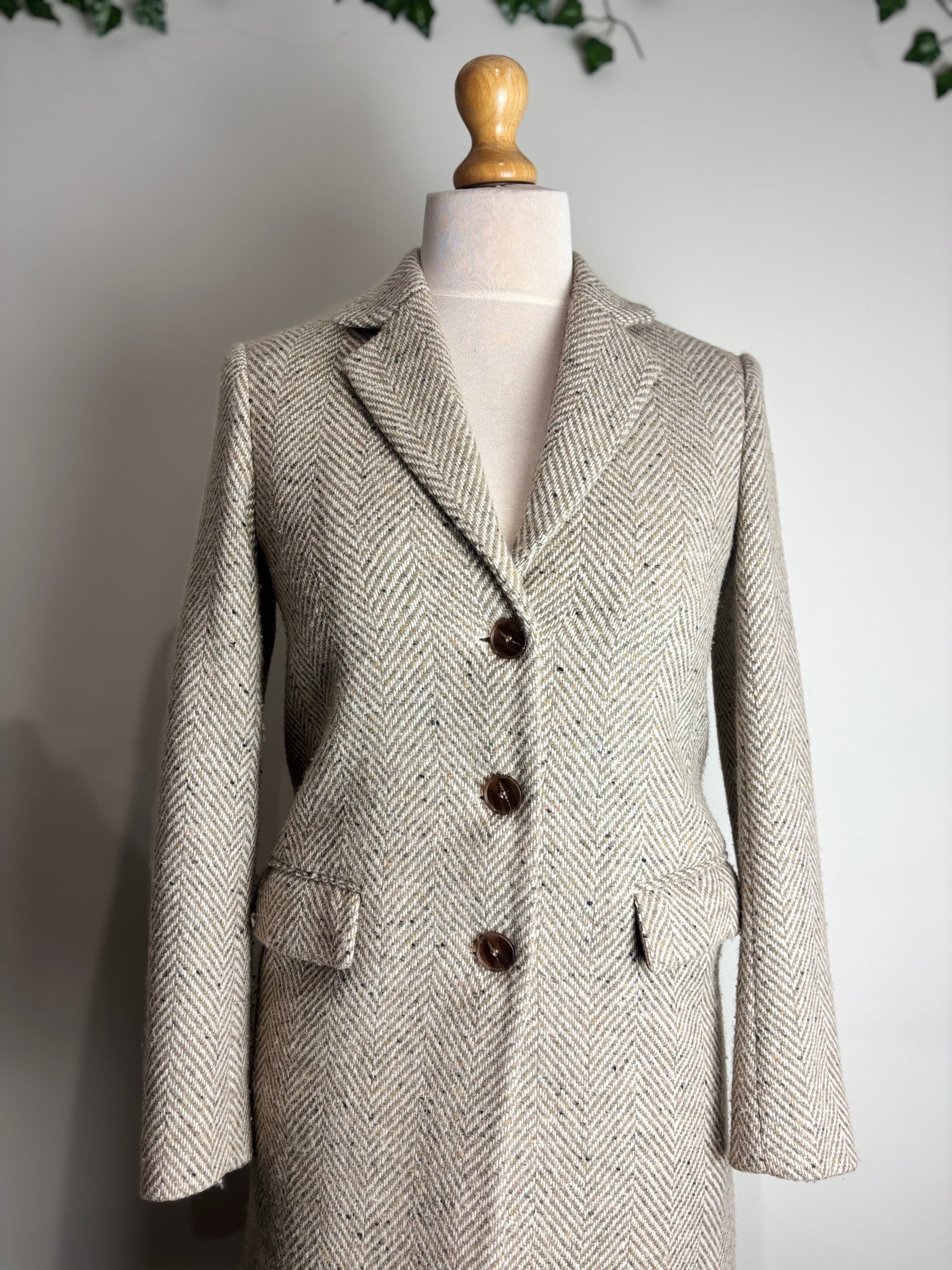 Jigsaw Herringbone Coat