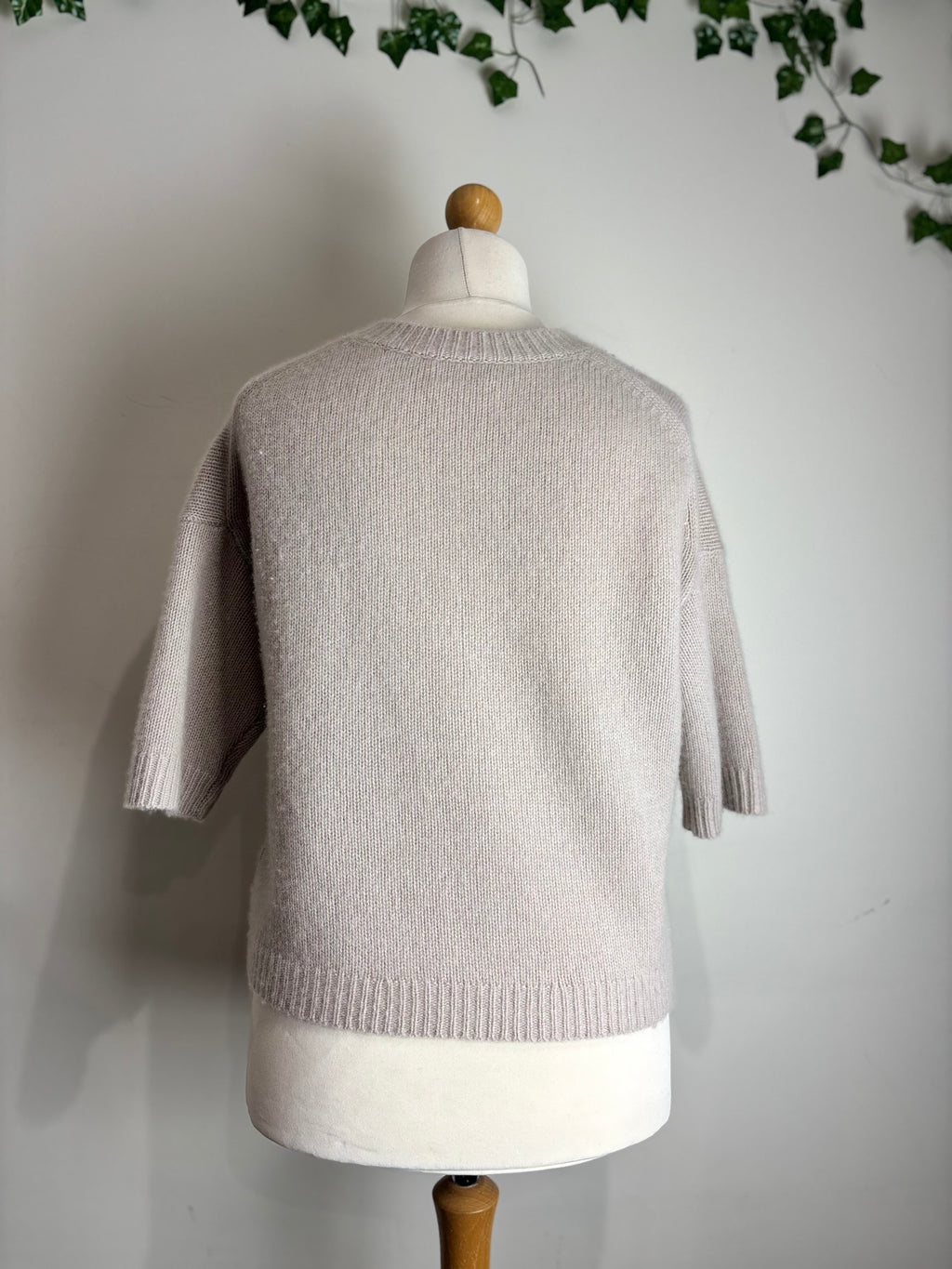 HUSH Short Sleeve Chunky Cashmere Tee