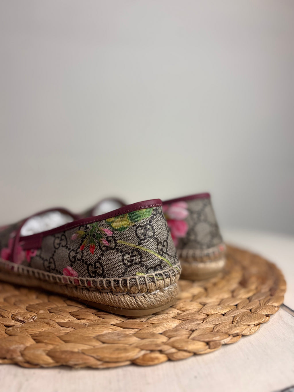 GUCCI Supreme Bloom Canvas Espadrille