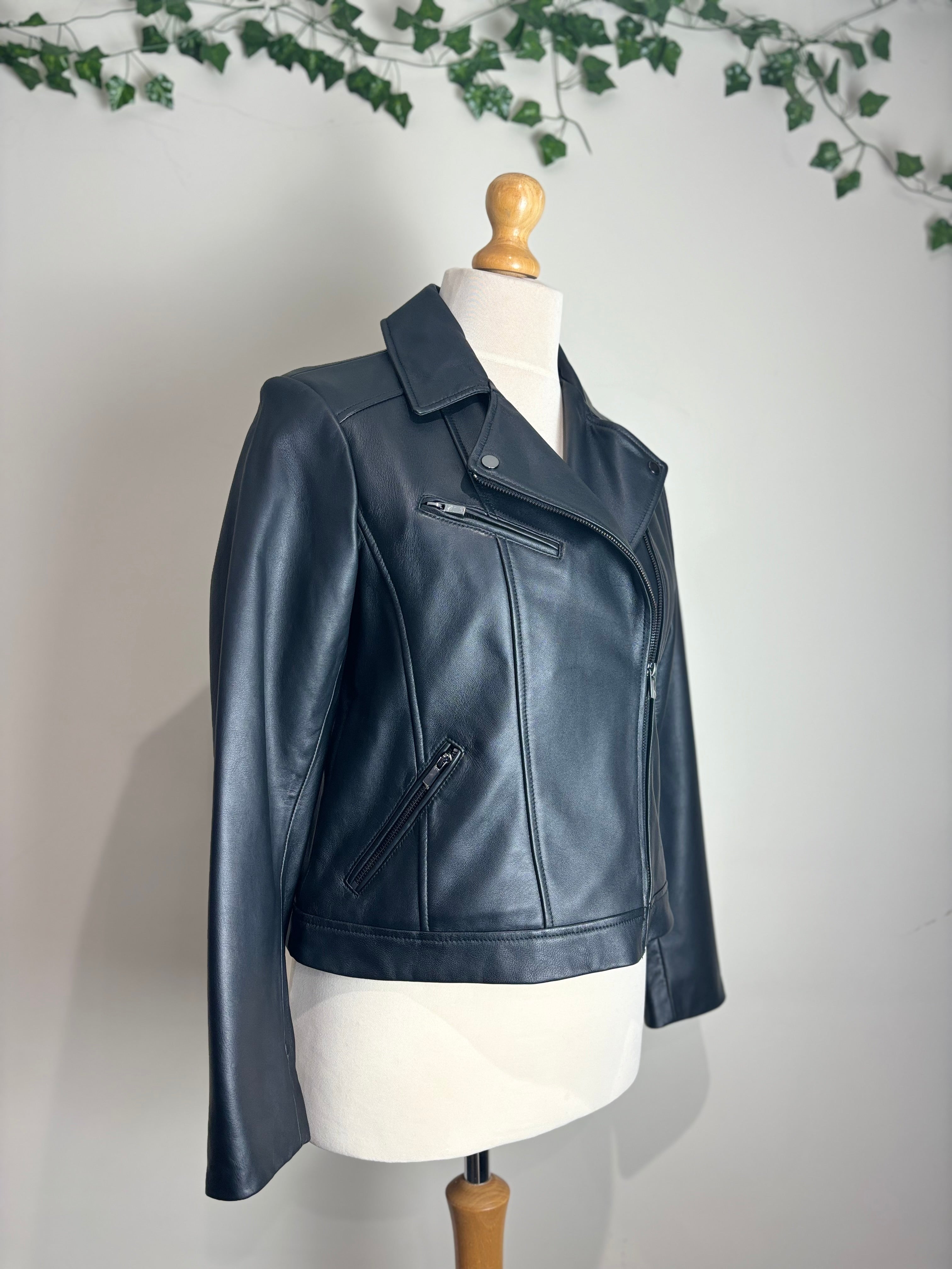 Hobbs Black Leather Jacket