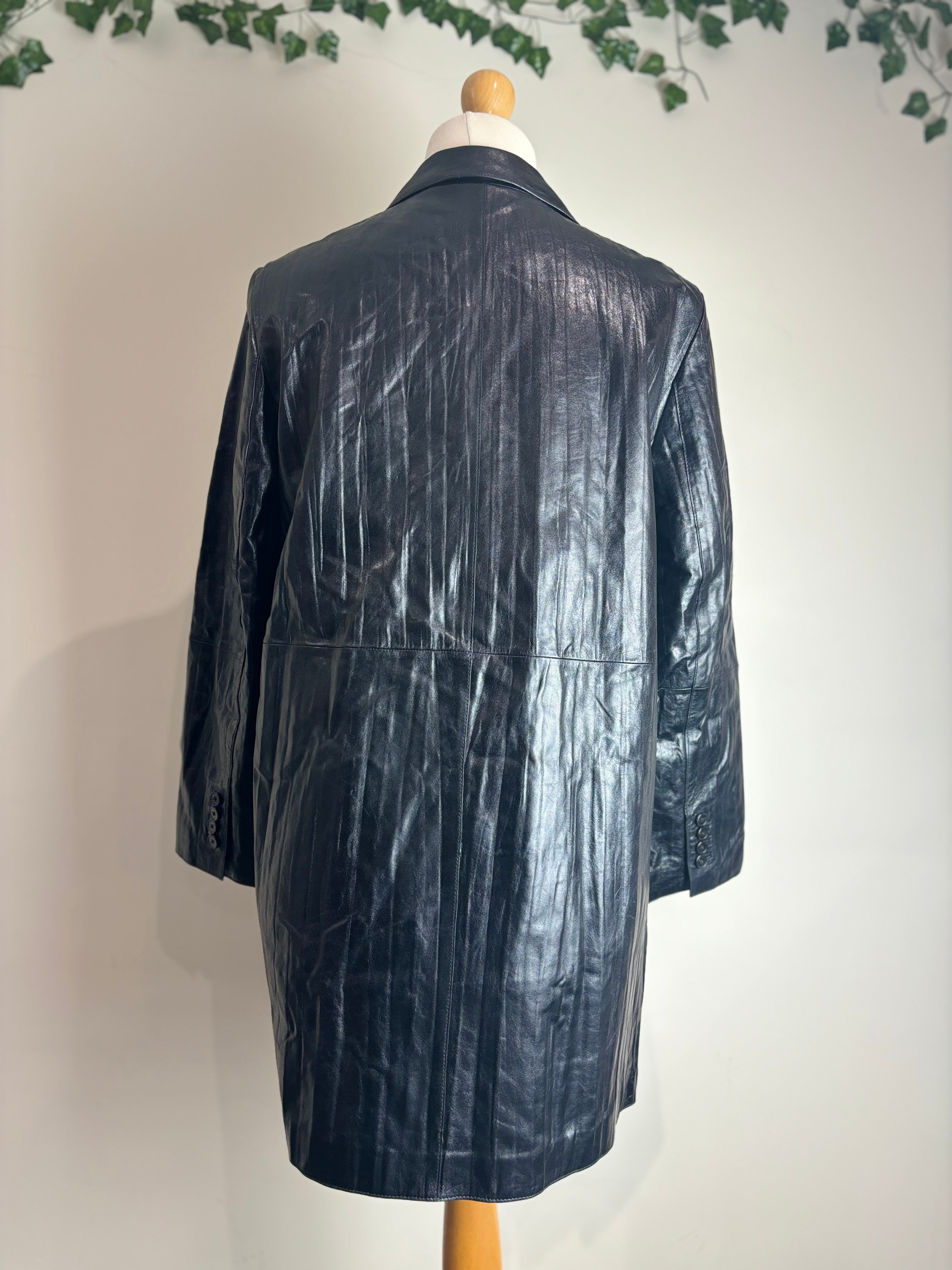 Zara Black Leather Jacket