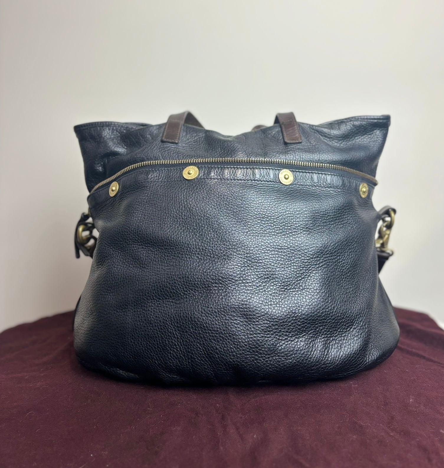 Mulberry Black Mitzy Tote