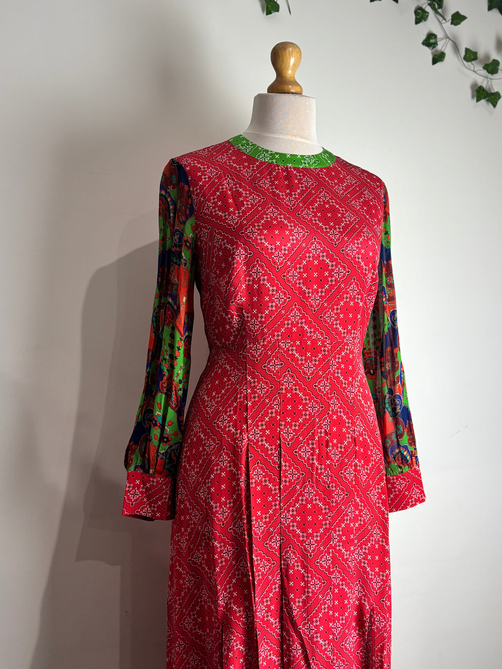 RIXO Emma Printed Silk Crepe de Chine Dress