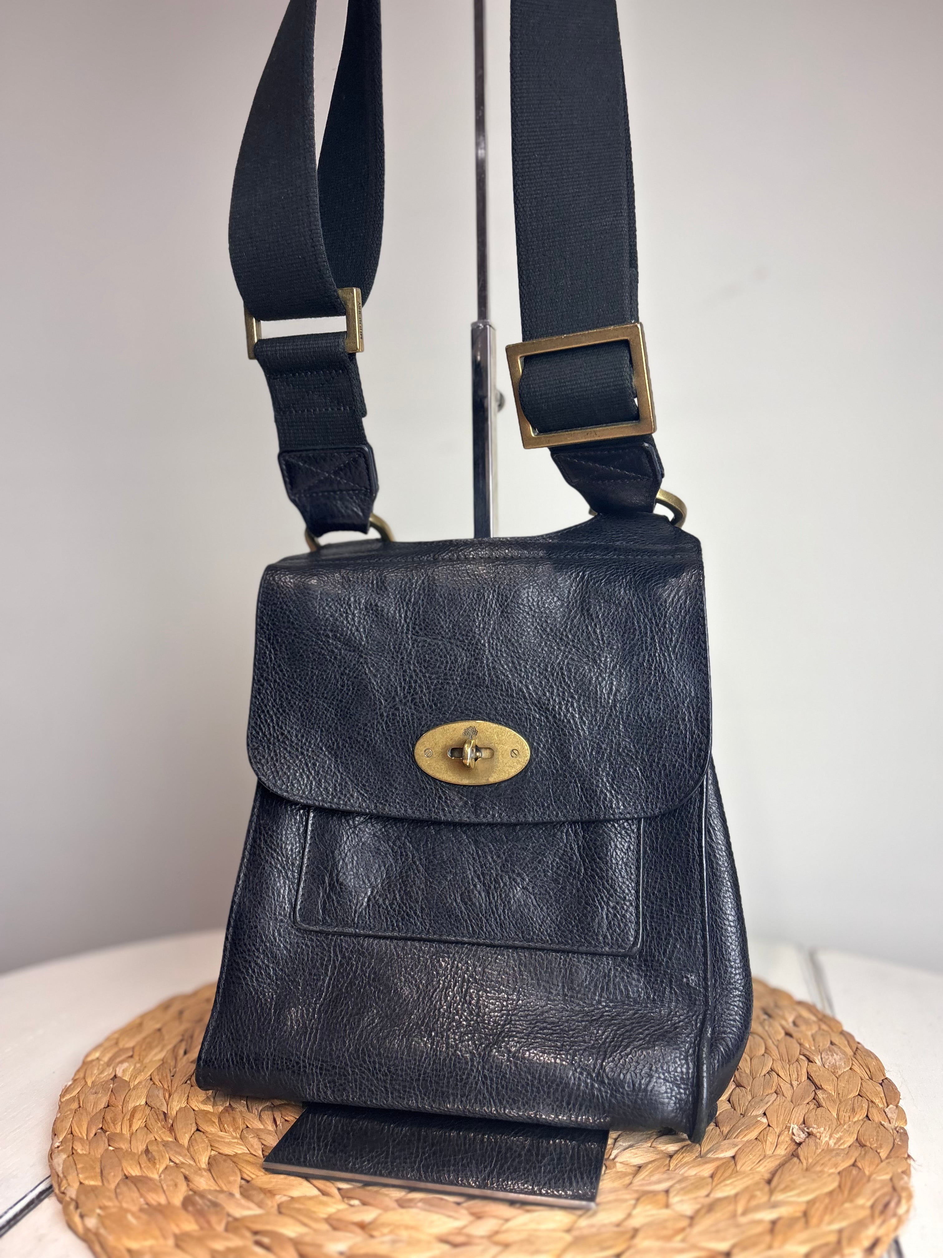 Mulberry Antony Messenger Satchel (Dark Brown Leather)