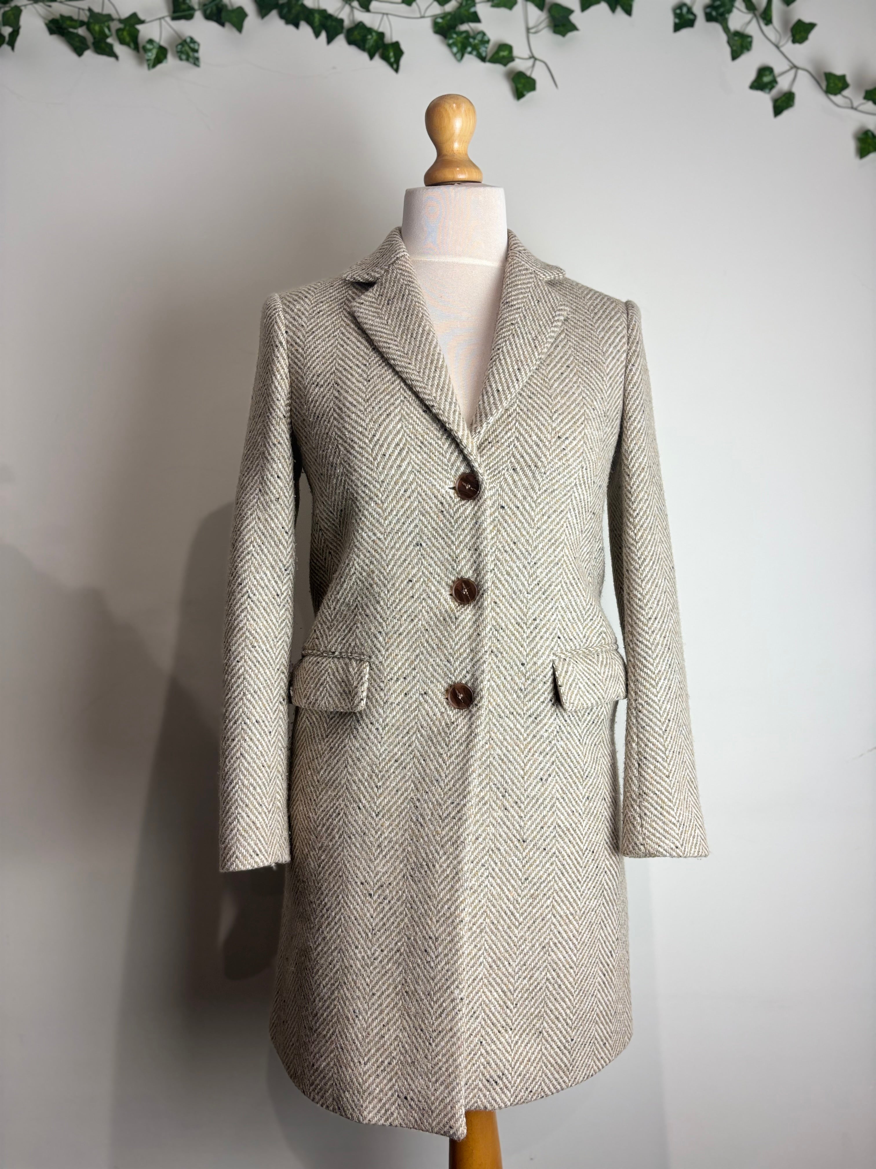 Jigsaw Herringbone Coat