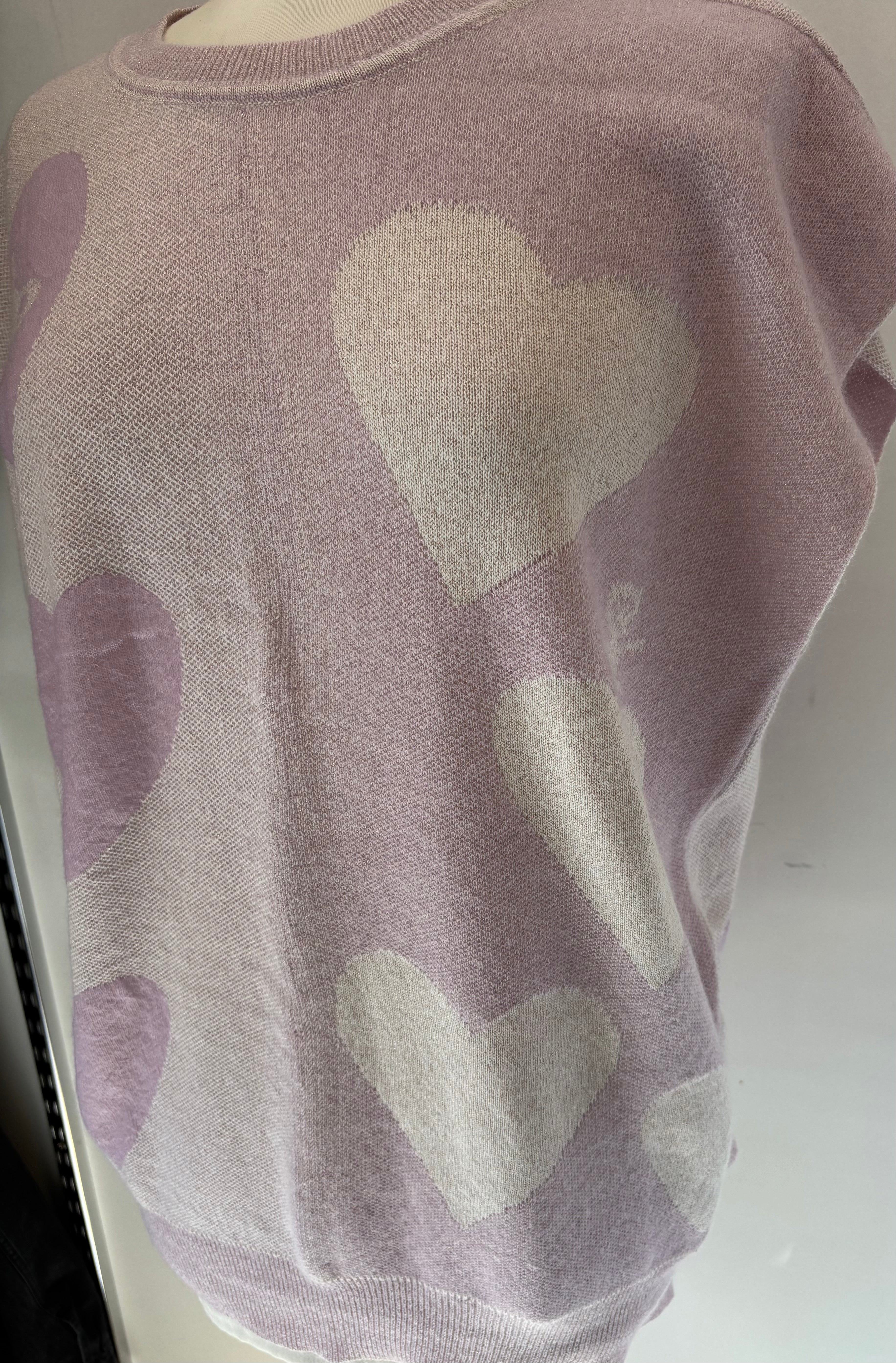 Vivienne Westwood Butter/Lavender Heart Vest