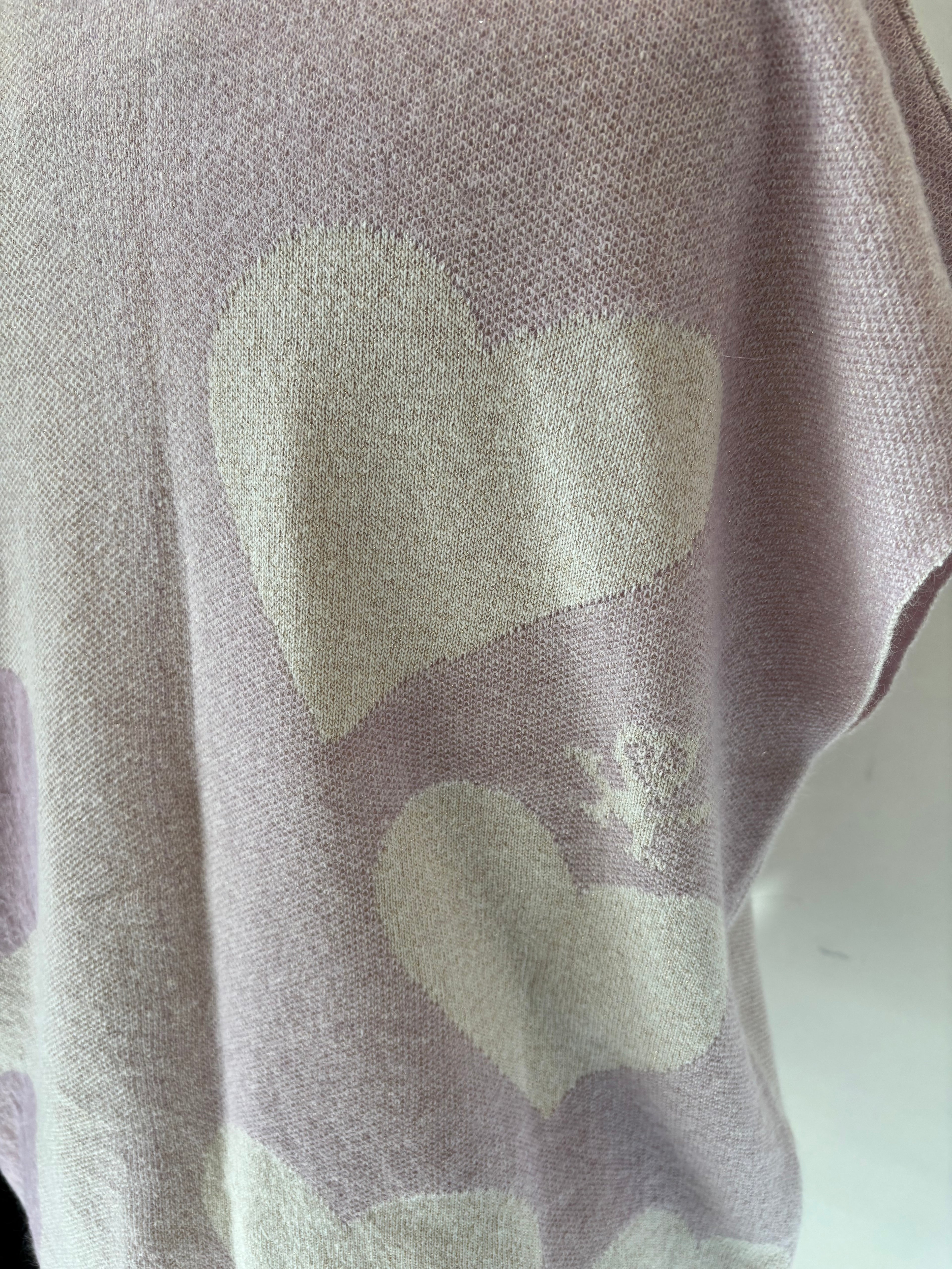 Vivienne Westwood Butter/Lavender Heart Vest