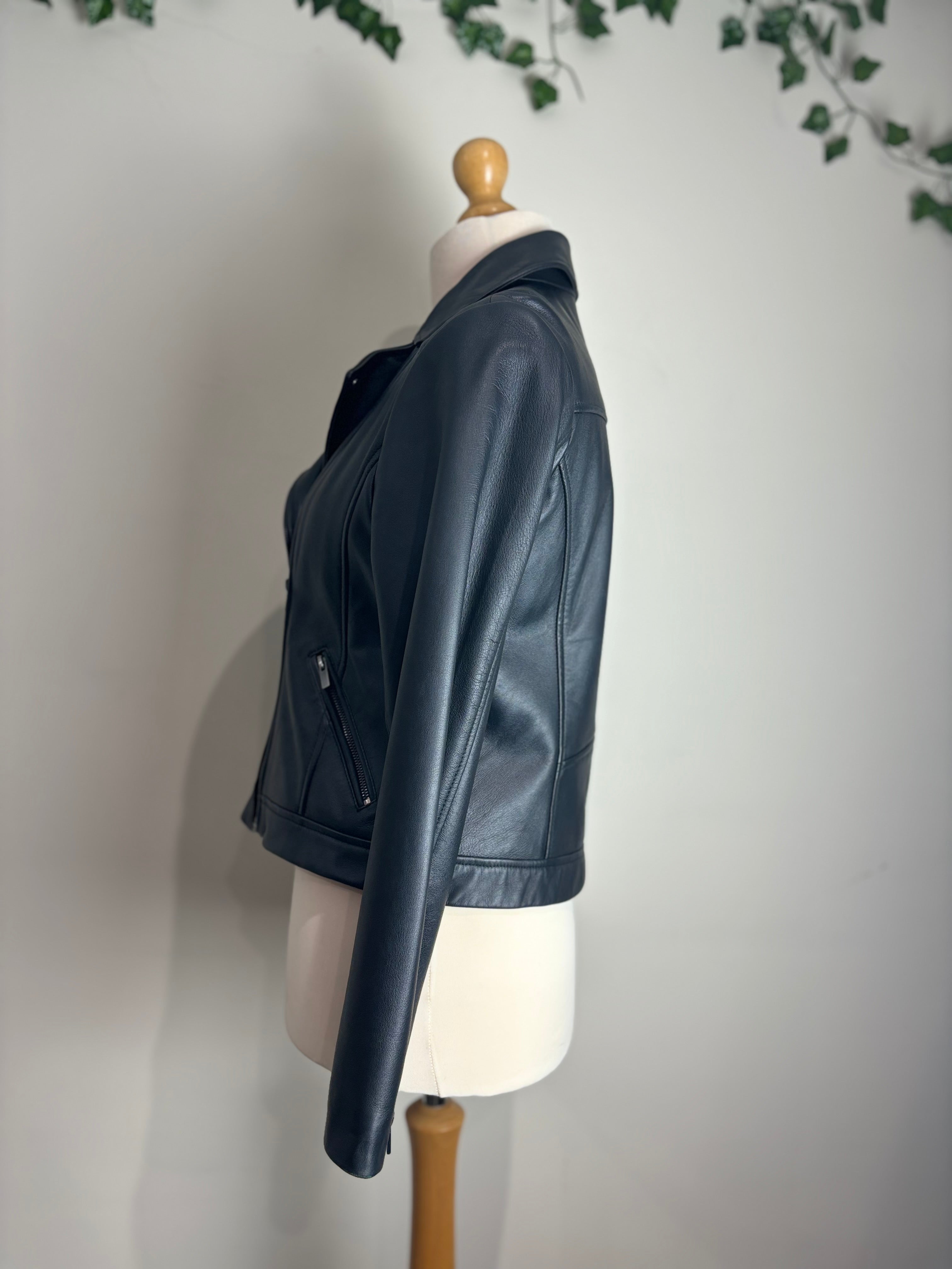 Hobbs Black Leather Jacket